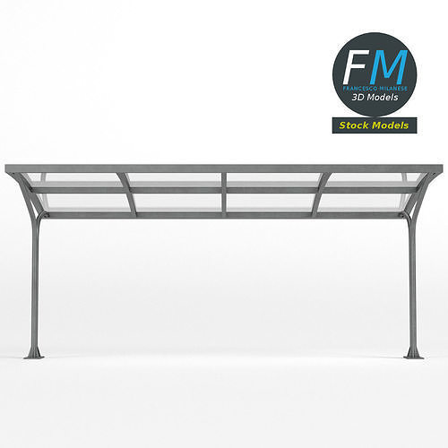 Outdoor shelter 1 3D model 3