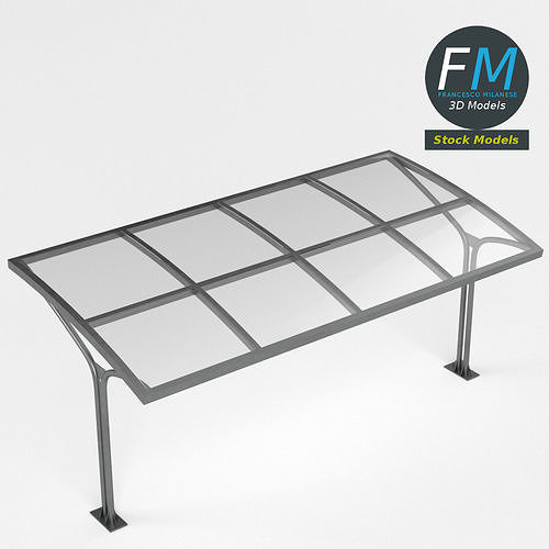Outdoor shelter 1 3D model 2