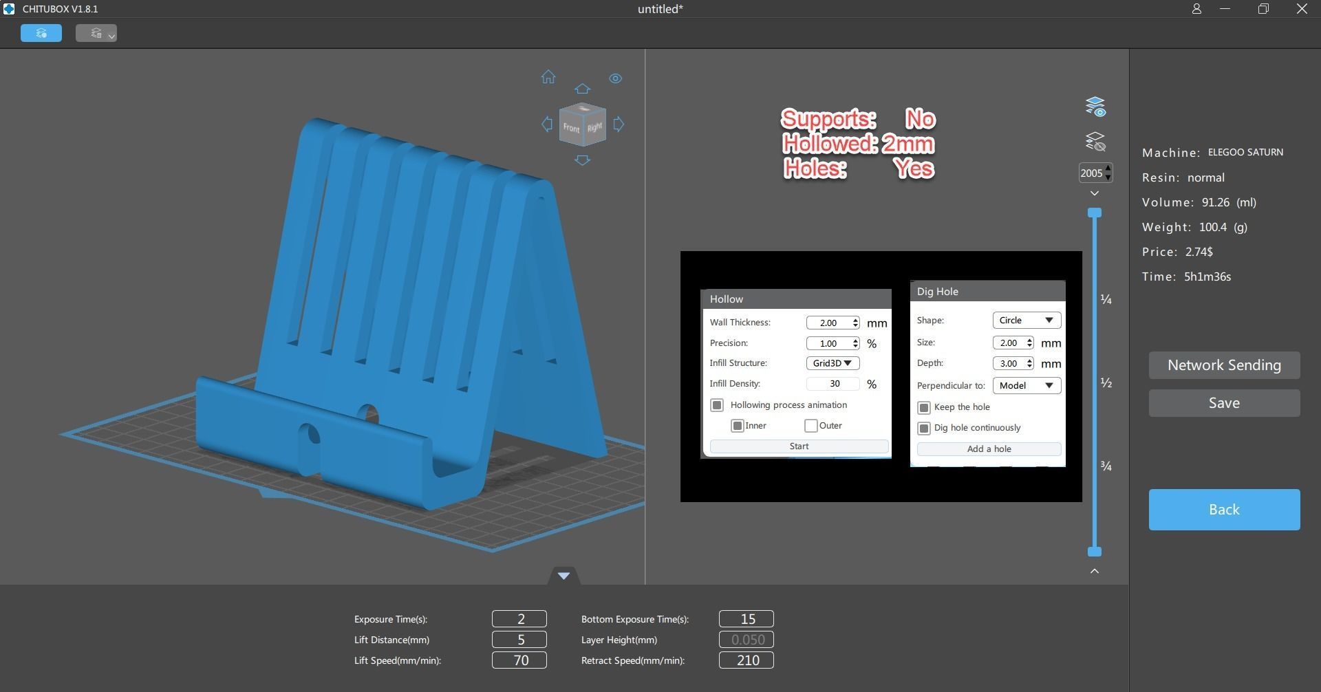 Cell Phone Stand Free 3D print model_3