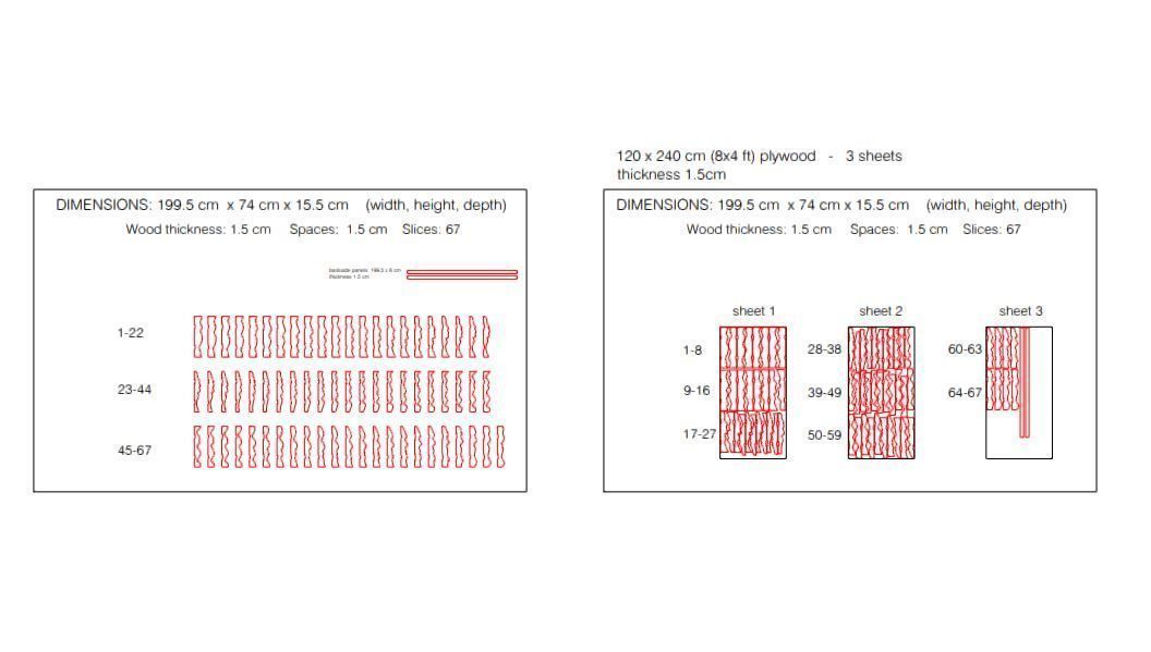 Parametric Wavy Wooden Wall Decor - 21 - CNC files for cutting 3D model_5