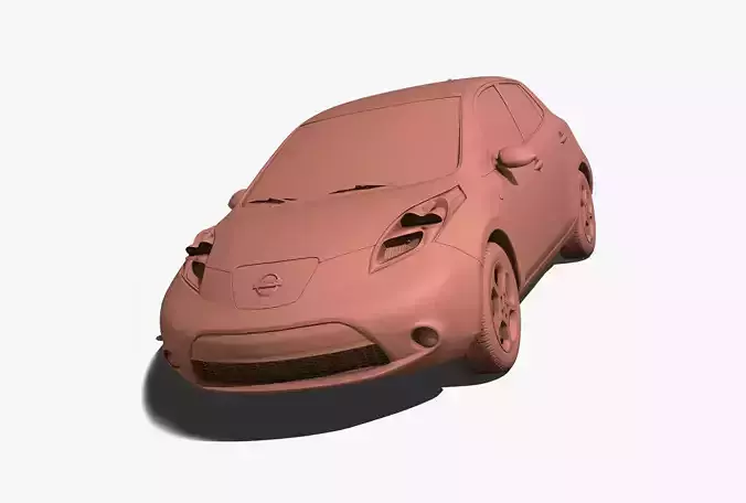  Nissan leaf 3D model