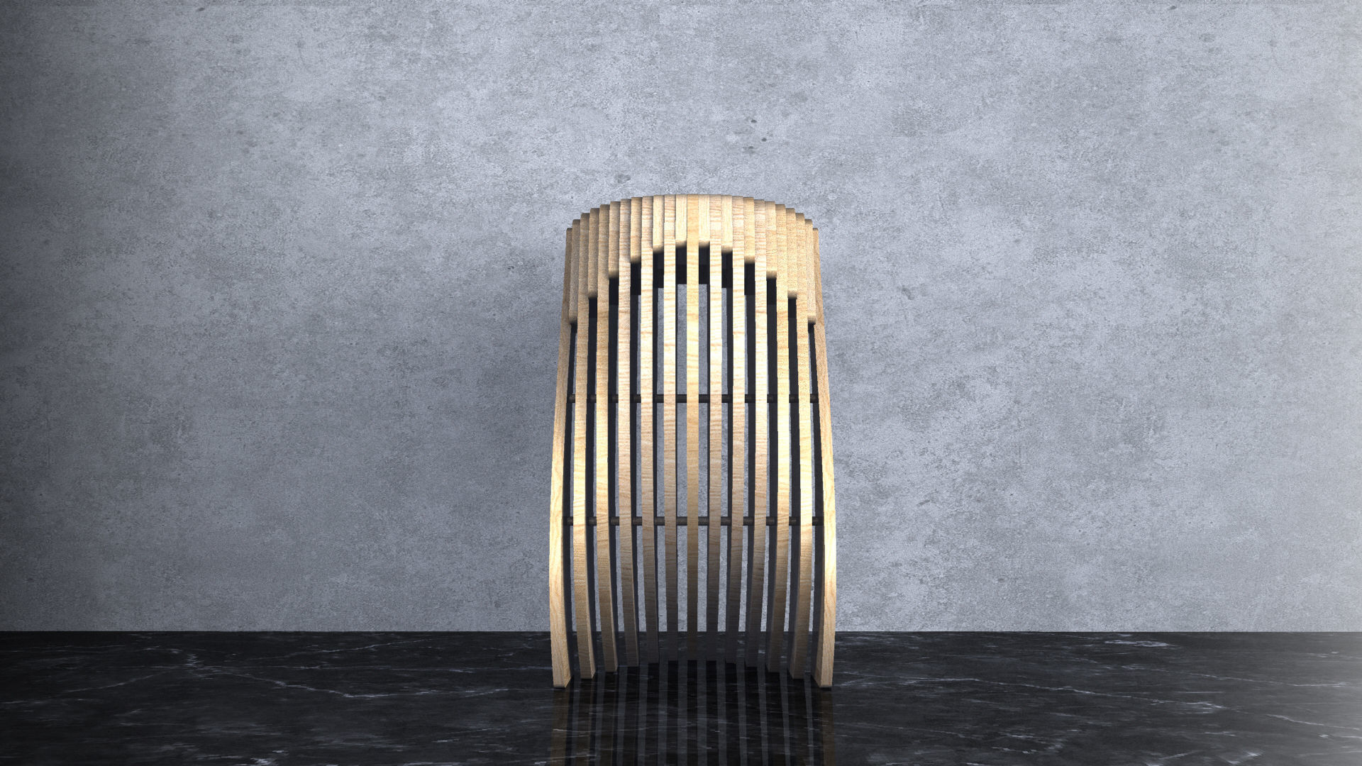 Parametric Wavy Wooden Furniture 24 - CNC files for cutting 3D model_1