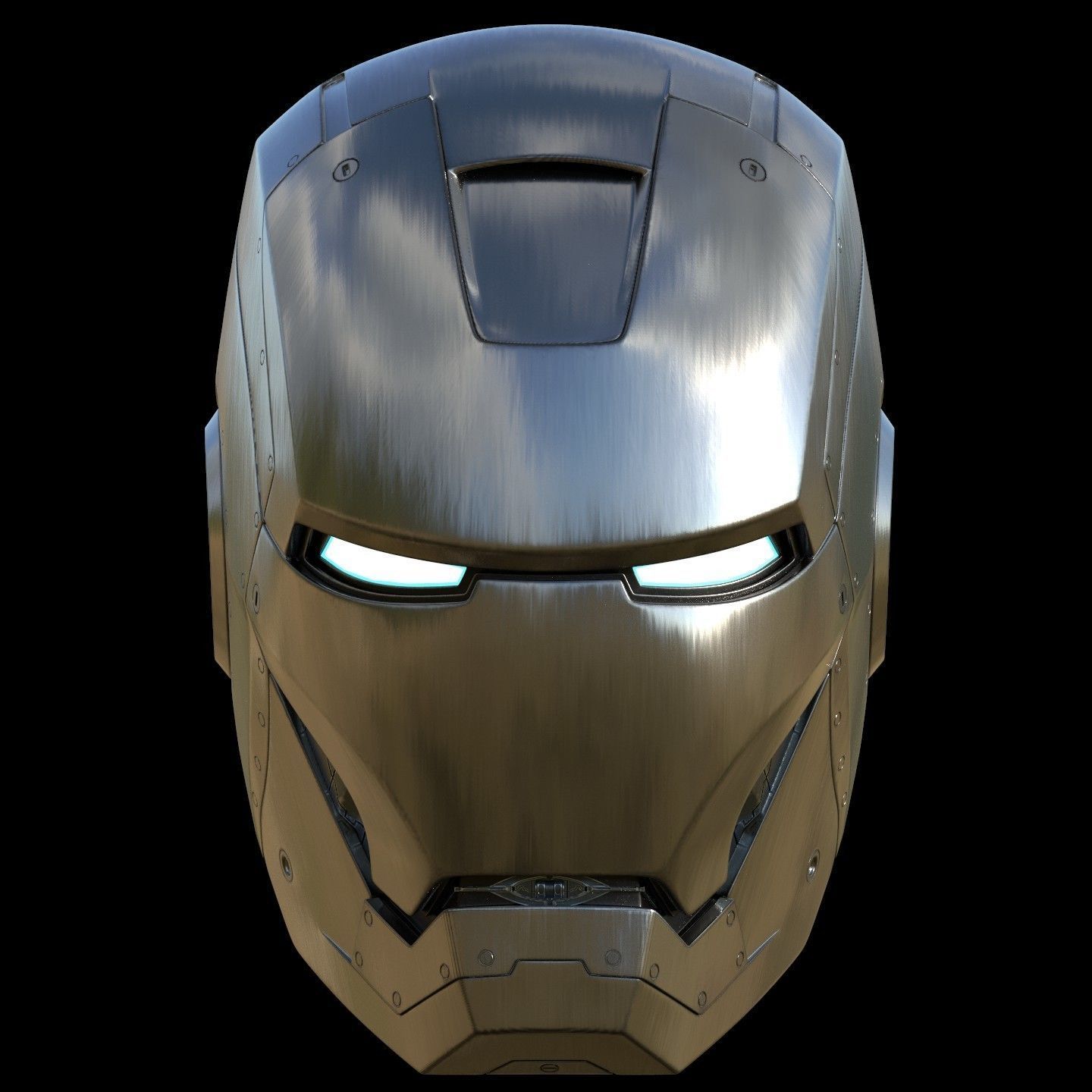 Ironman Mark 2 Helmet 3D Printable Model with Interior Details 3D print model_2