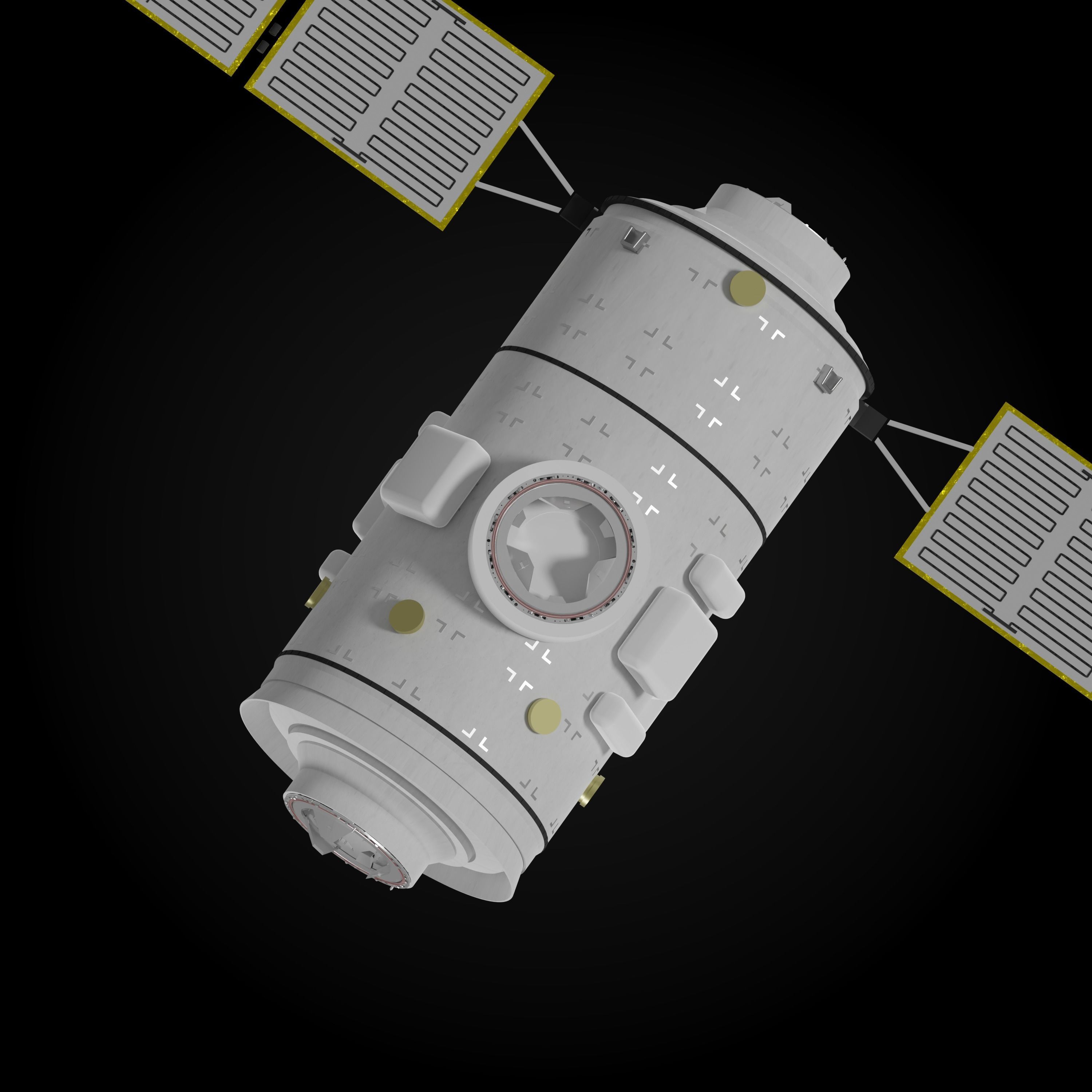 Gateway I-HAB Module 3D model_2
