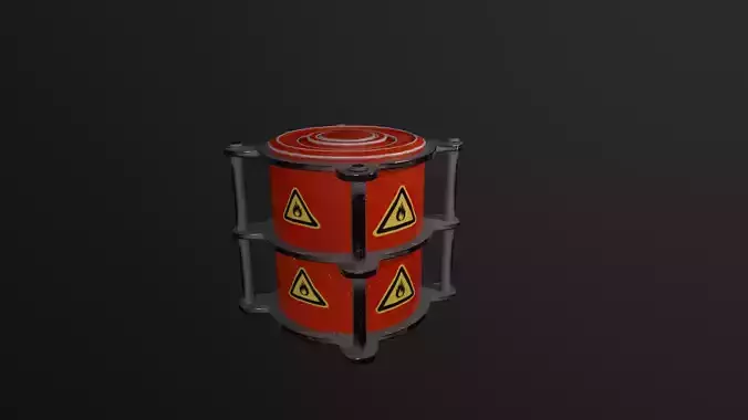 Scifi Explosive Barrel