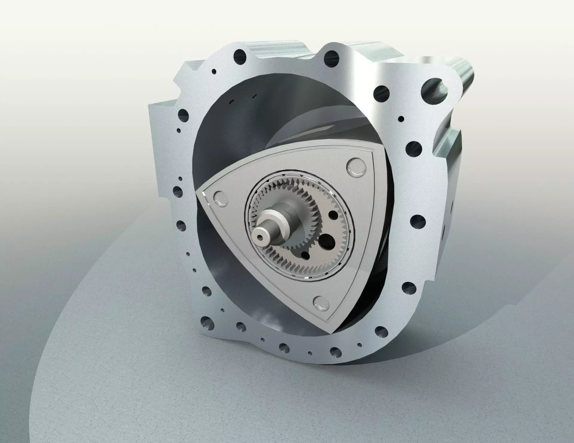 Rotary Engine  3D model_0