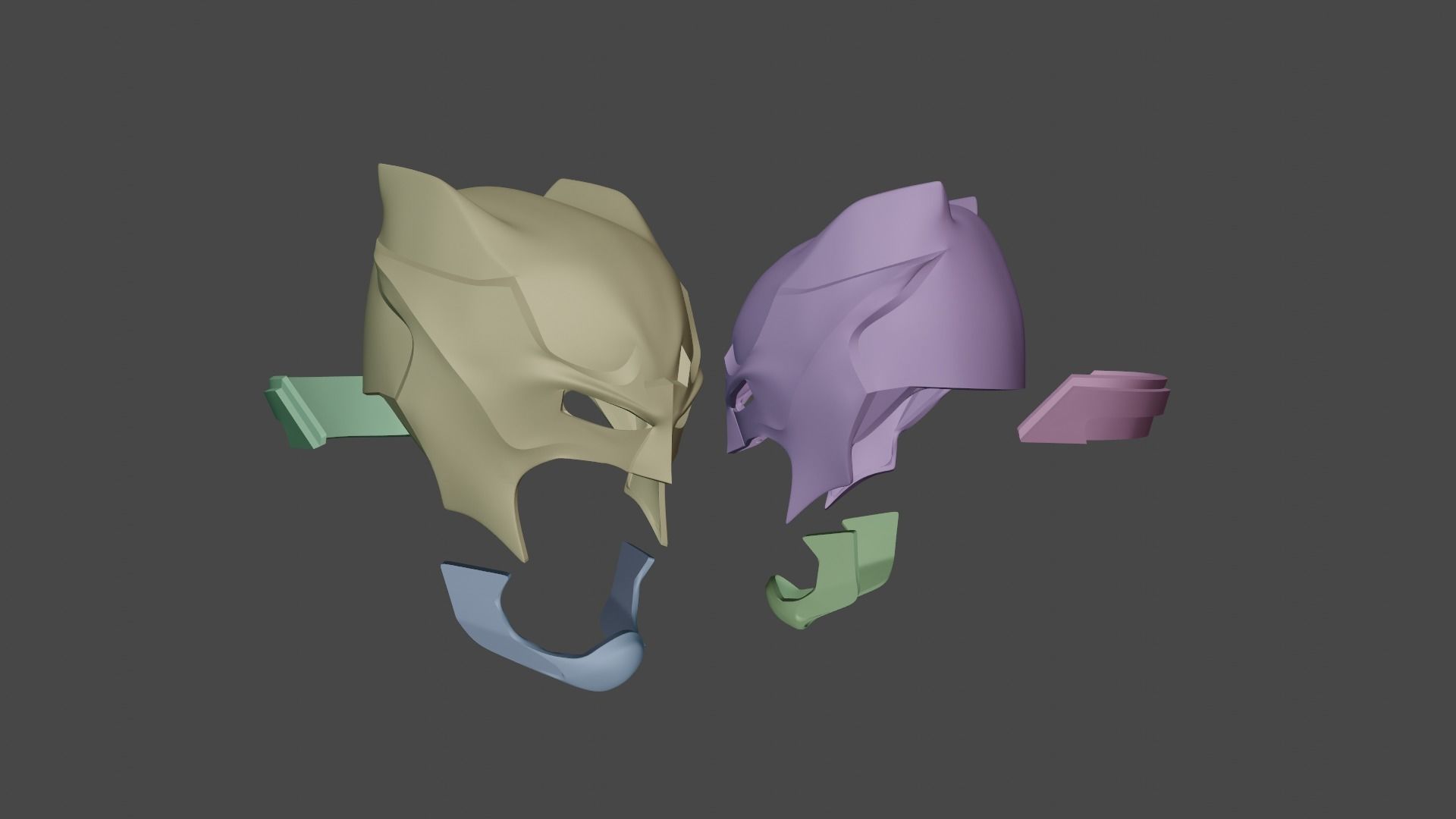 THE SIGNAL FROM DC COMICS WEARABLE HELMET 3D PRINTABLE 3D print model_2