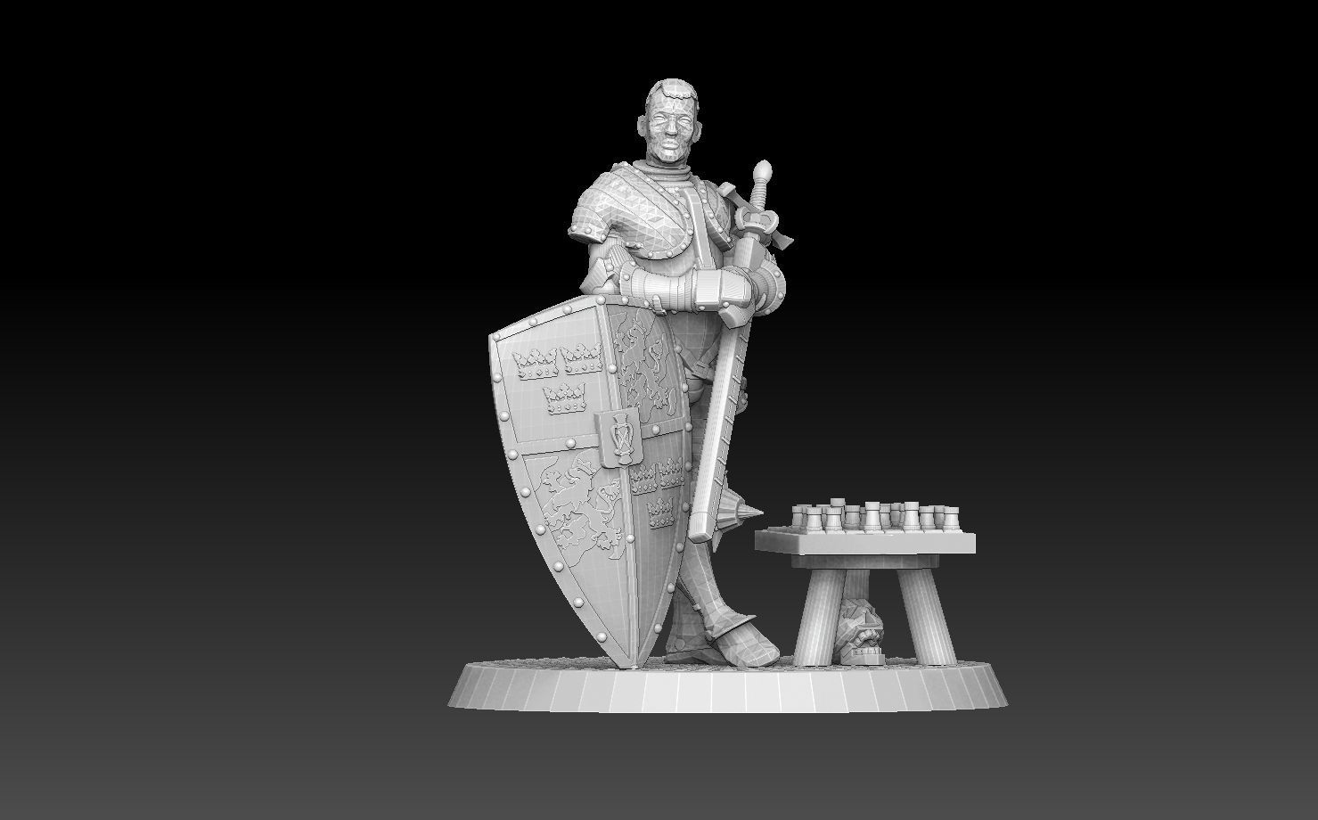 Knight of Sweden 3D print model_7