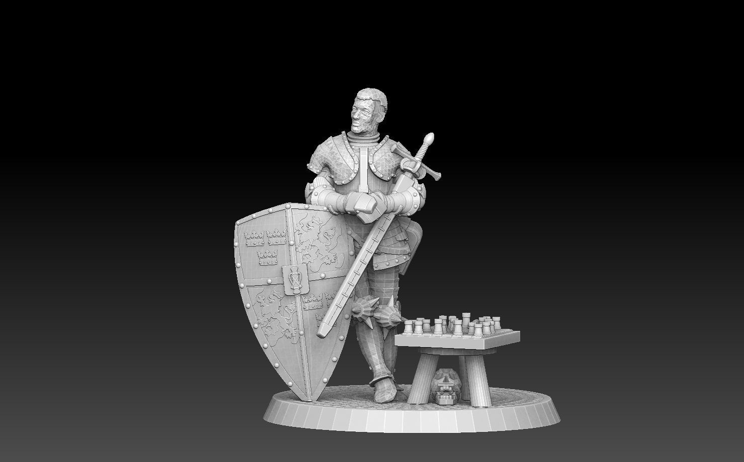 Knight of Sweden 3D print model_9