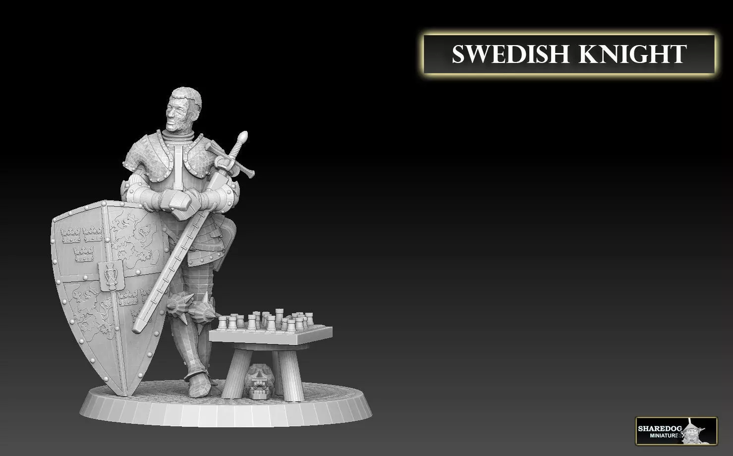 Knight of Sweden 3D print model_0