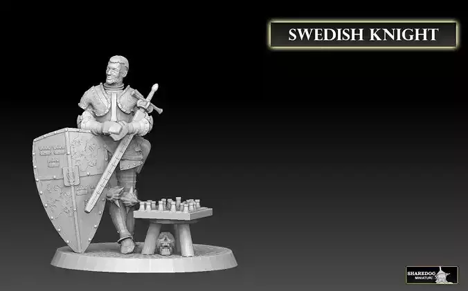 Knight of Sweden 3D print model
