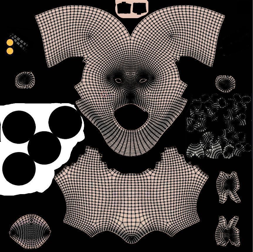 Alucard from Hellsing Anime 3D Rigged Low-poly 3D model_26