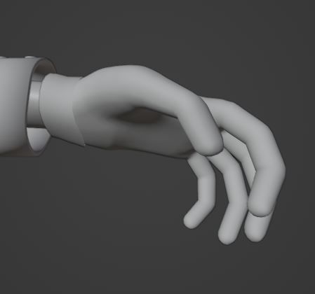 Alucard from Hellsing Anime 3D Rigged Low-poly 3D model_28