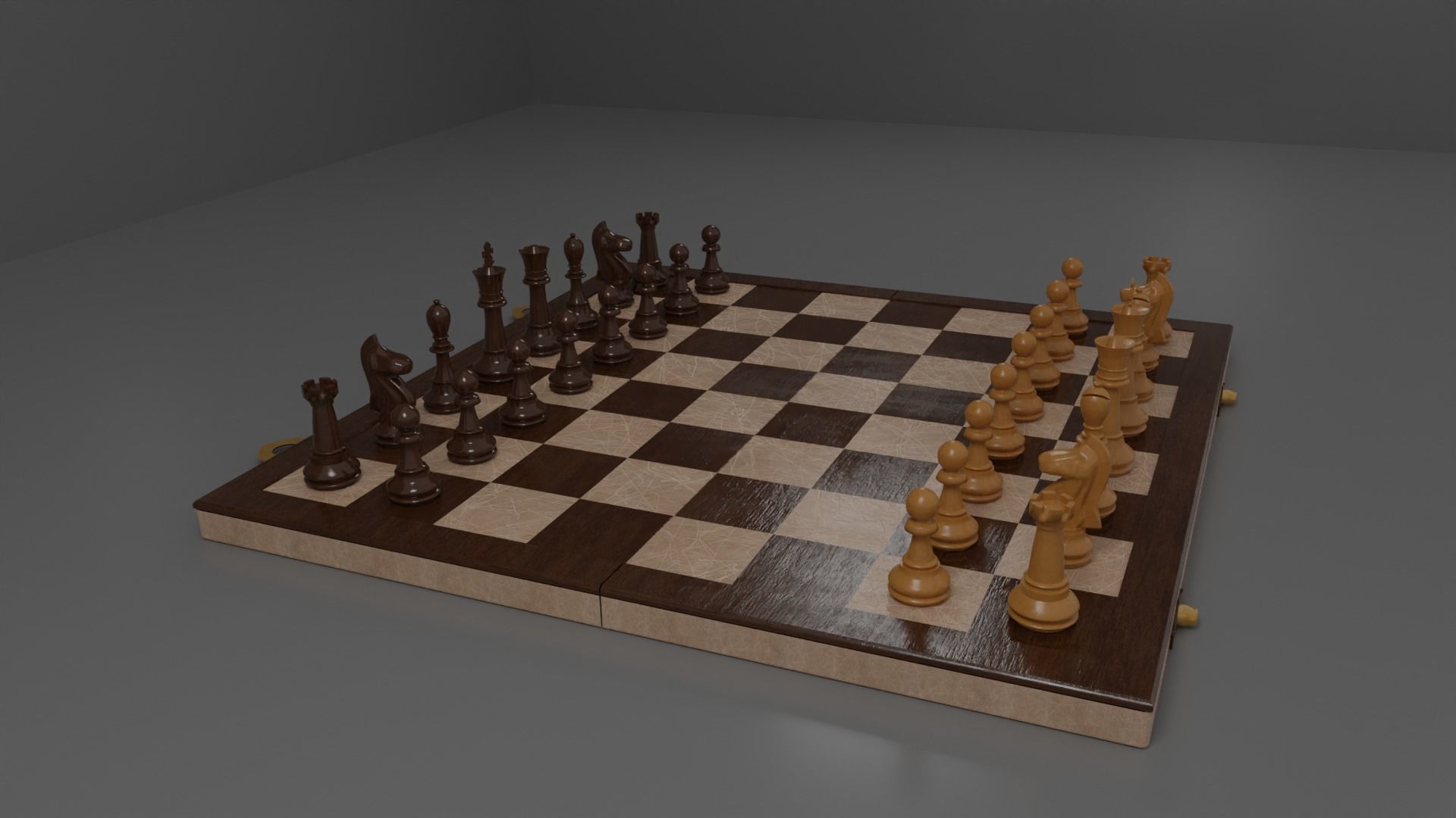 Chess Essentials Asset Pack Low-poly 3D model_1