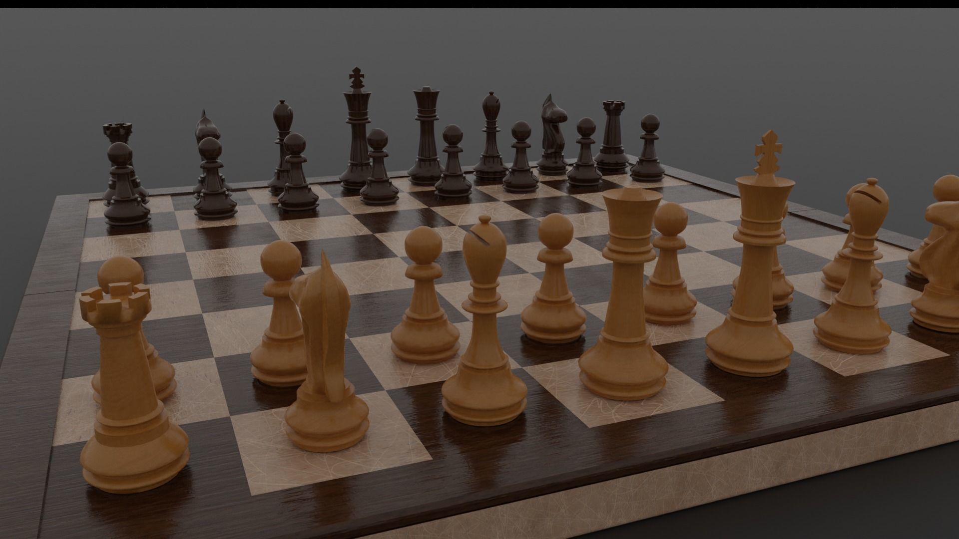 Chess Essentials Asset Pack Low-poly 3D model_5