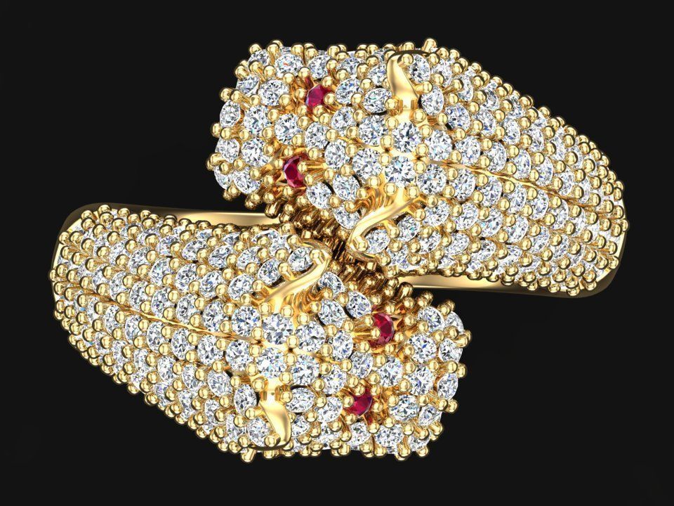 Double Leopard Rings - Leopard Ring 3D print model_2