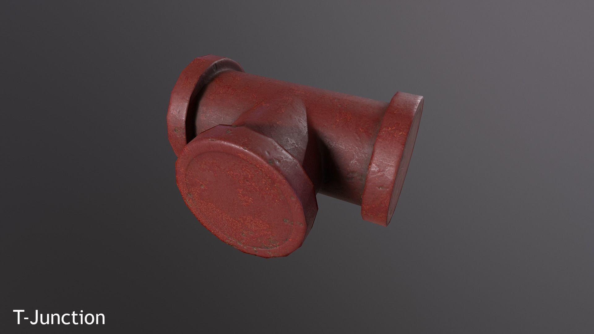 Modular Sprinkler System Low-poly 3D model_5