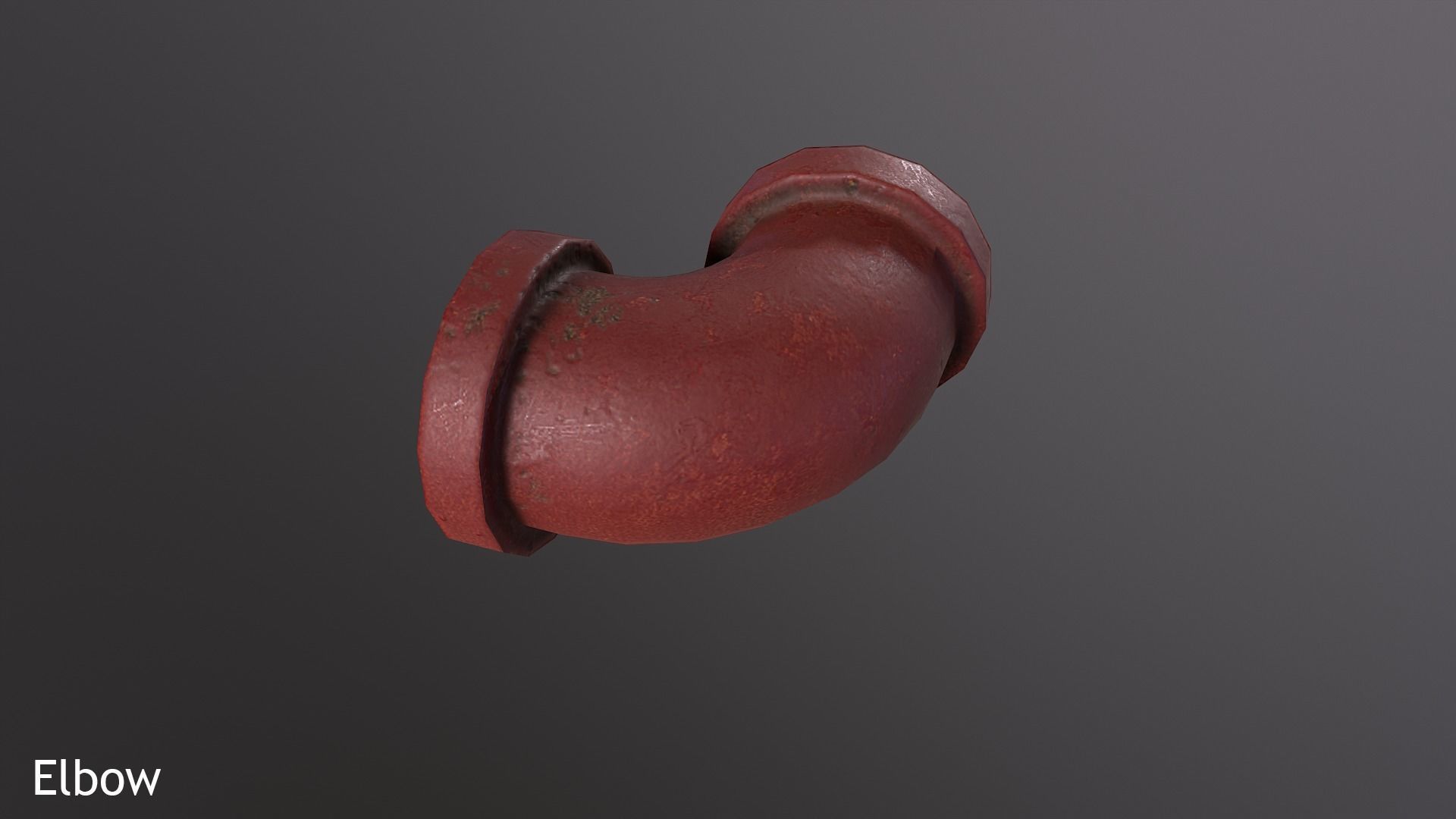 Modular Sprinkler System Low-poly 3D model_8