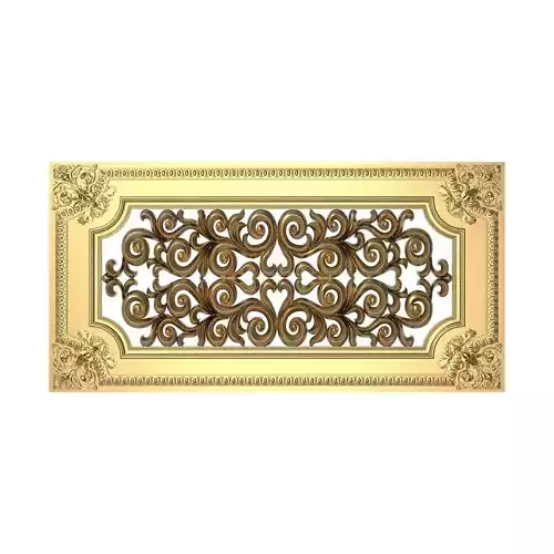 decorative pattern ready for 3D printing 3D model