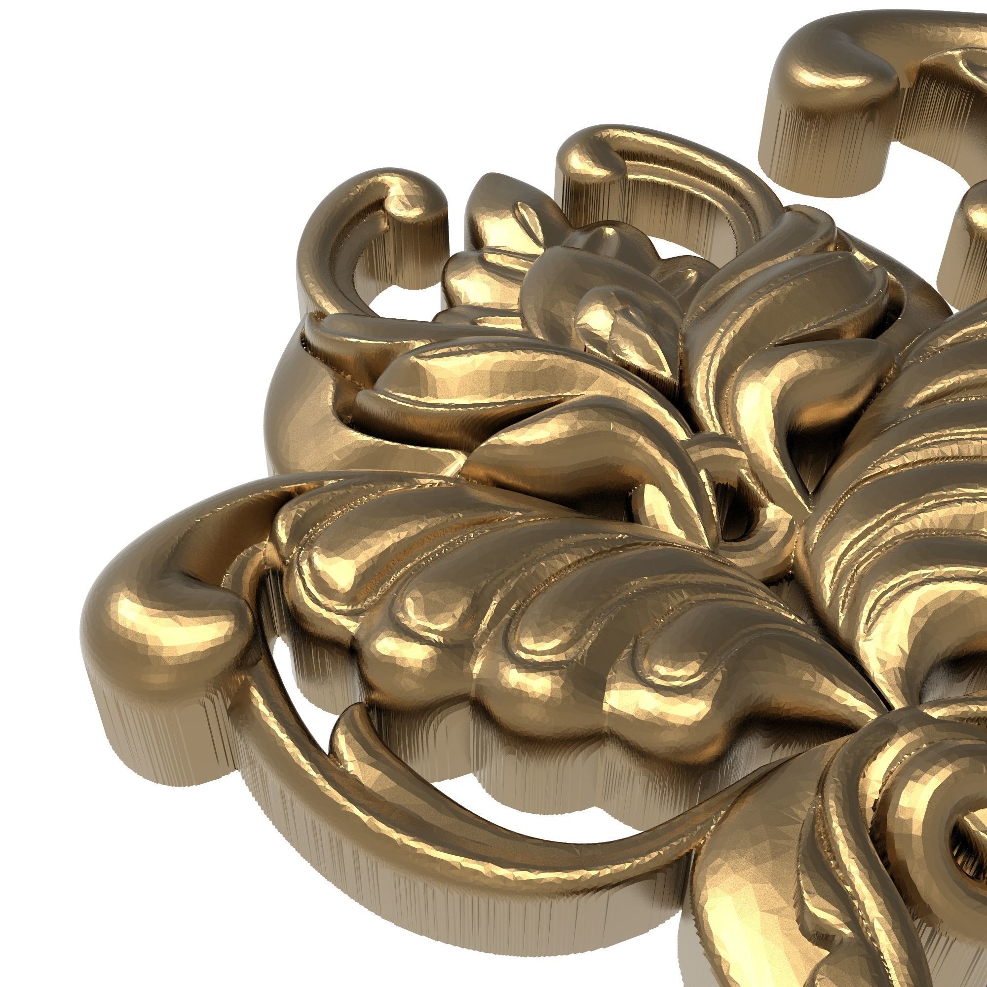 decorative pattern ready for 3D printing 3D model_2