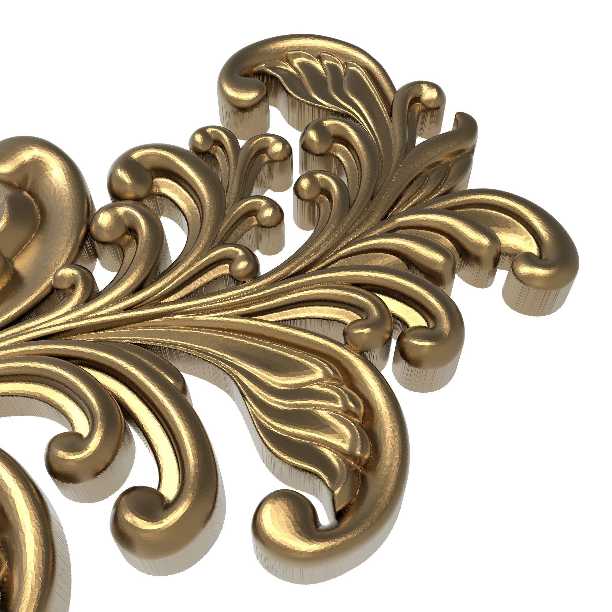 decorative pattern ready for 3D printing 3D model_3