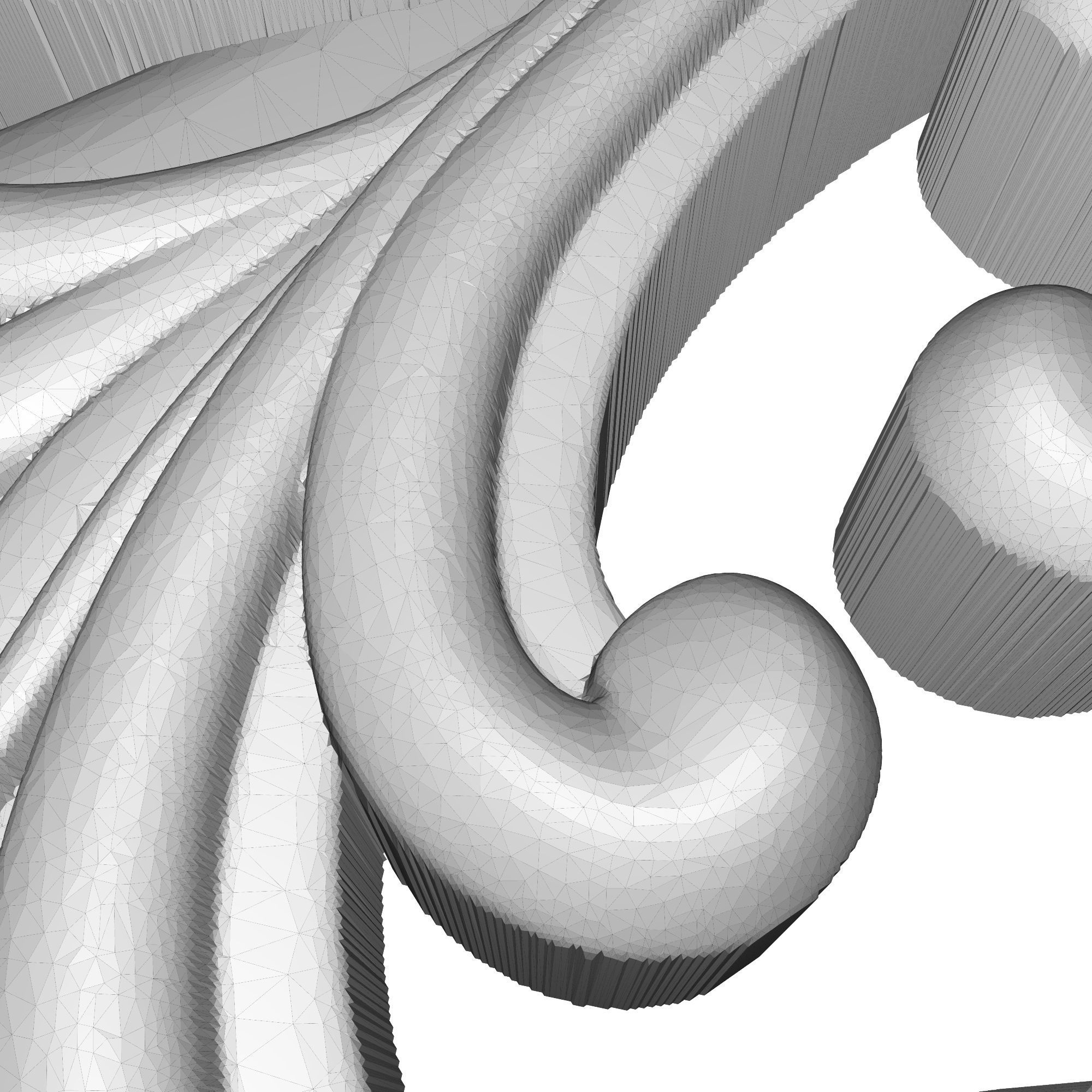 decorative pattern ready for 3D printing 3D model_6