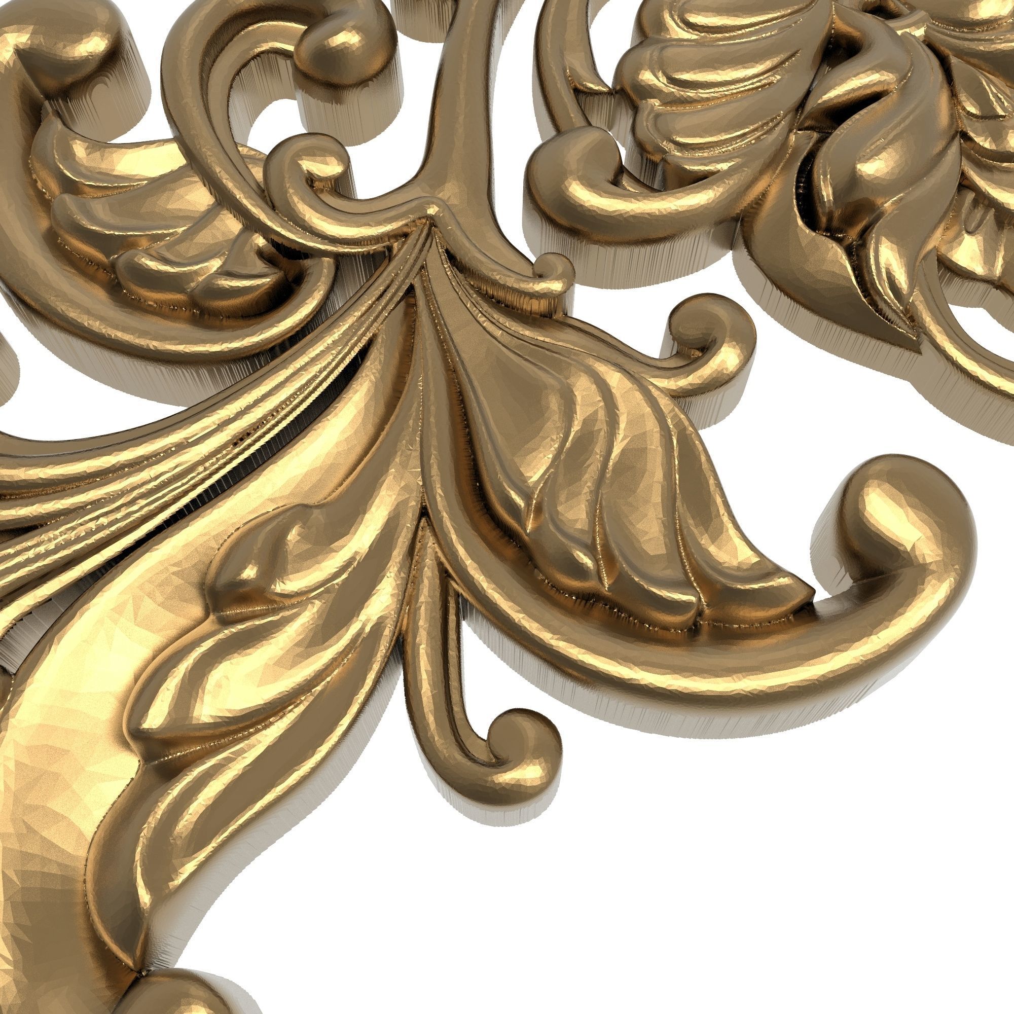 decorative pattern ready for 3D printing 3D model_4