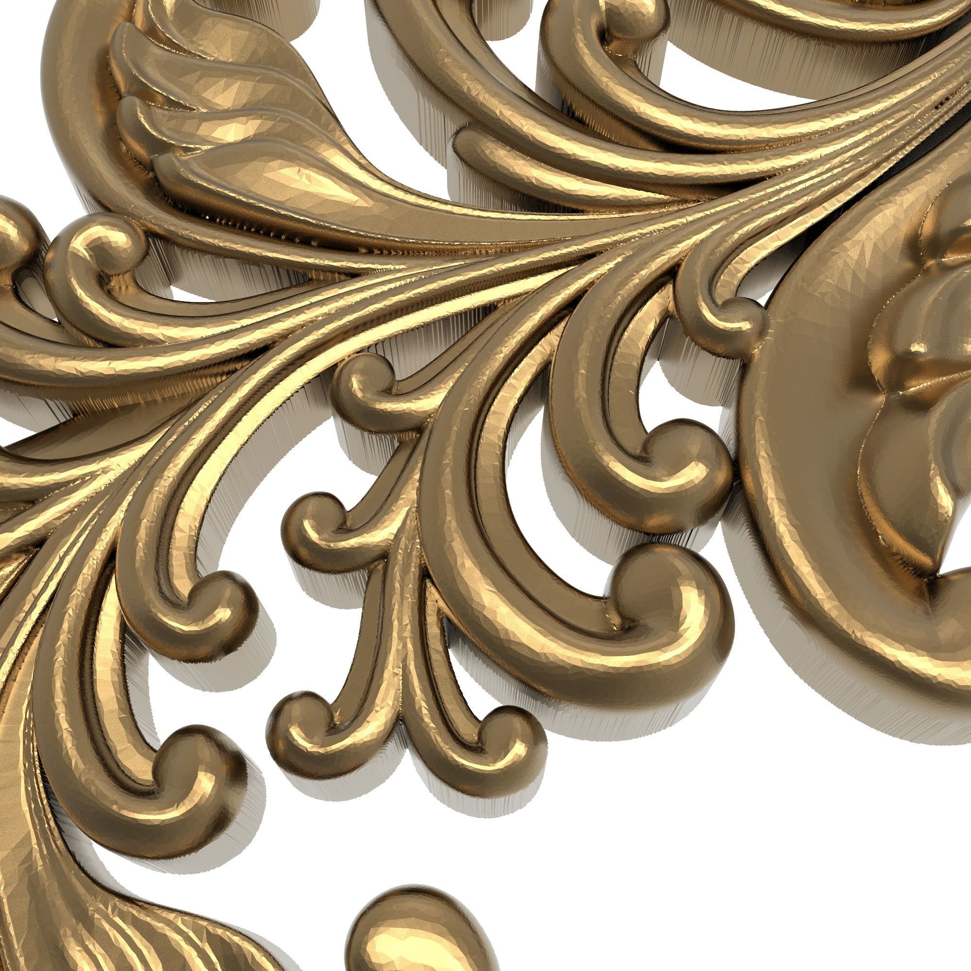 decorative pattern ready for 3D printing 3D model_5