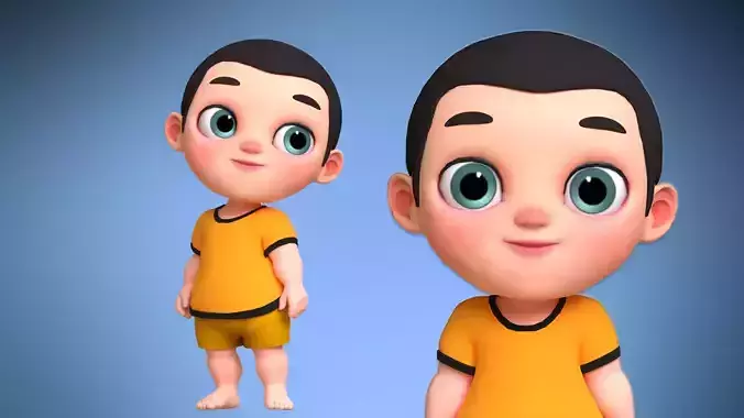 Joy Baby Cartoon Character