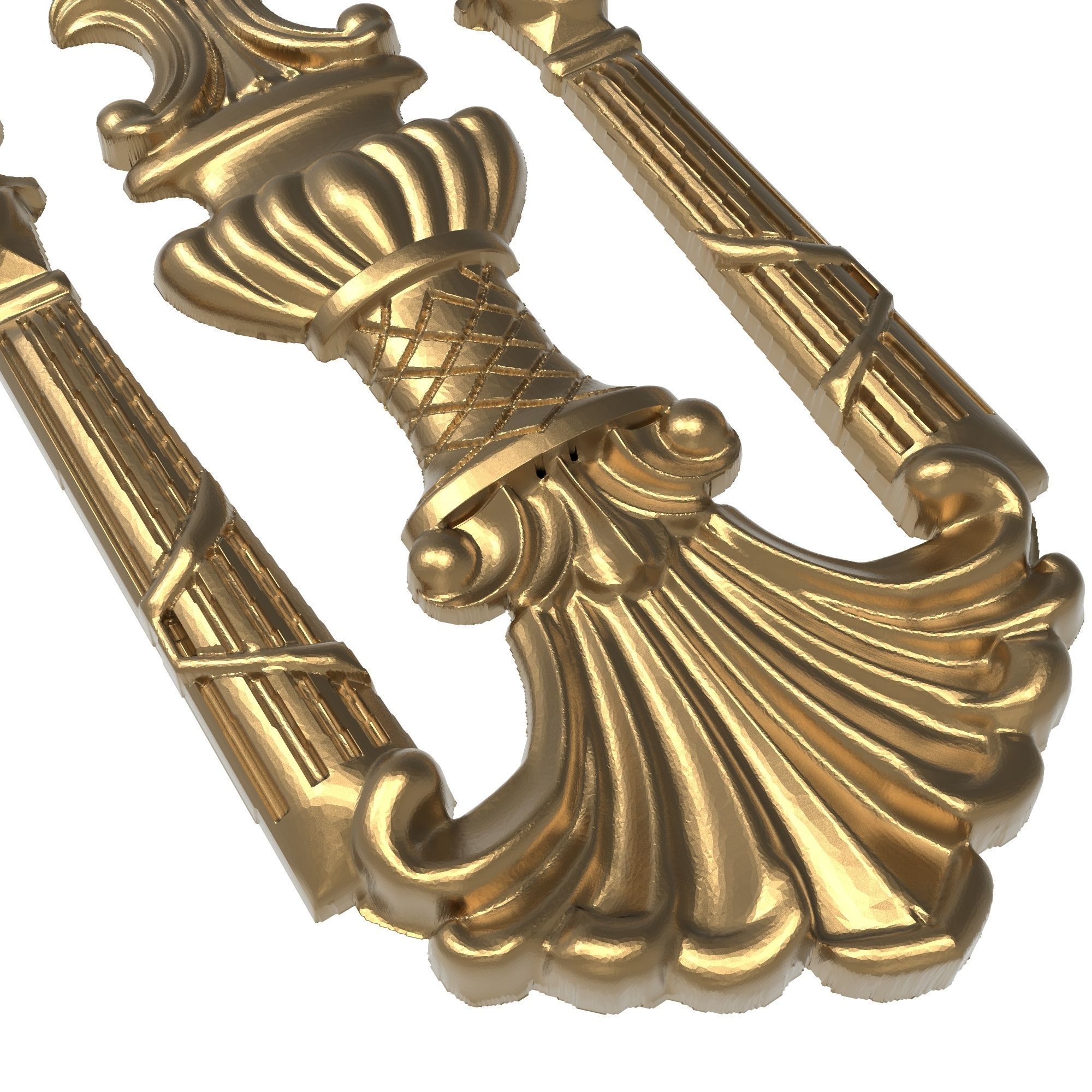 decorative pattern ready for 3D printing 3D model_2