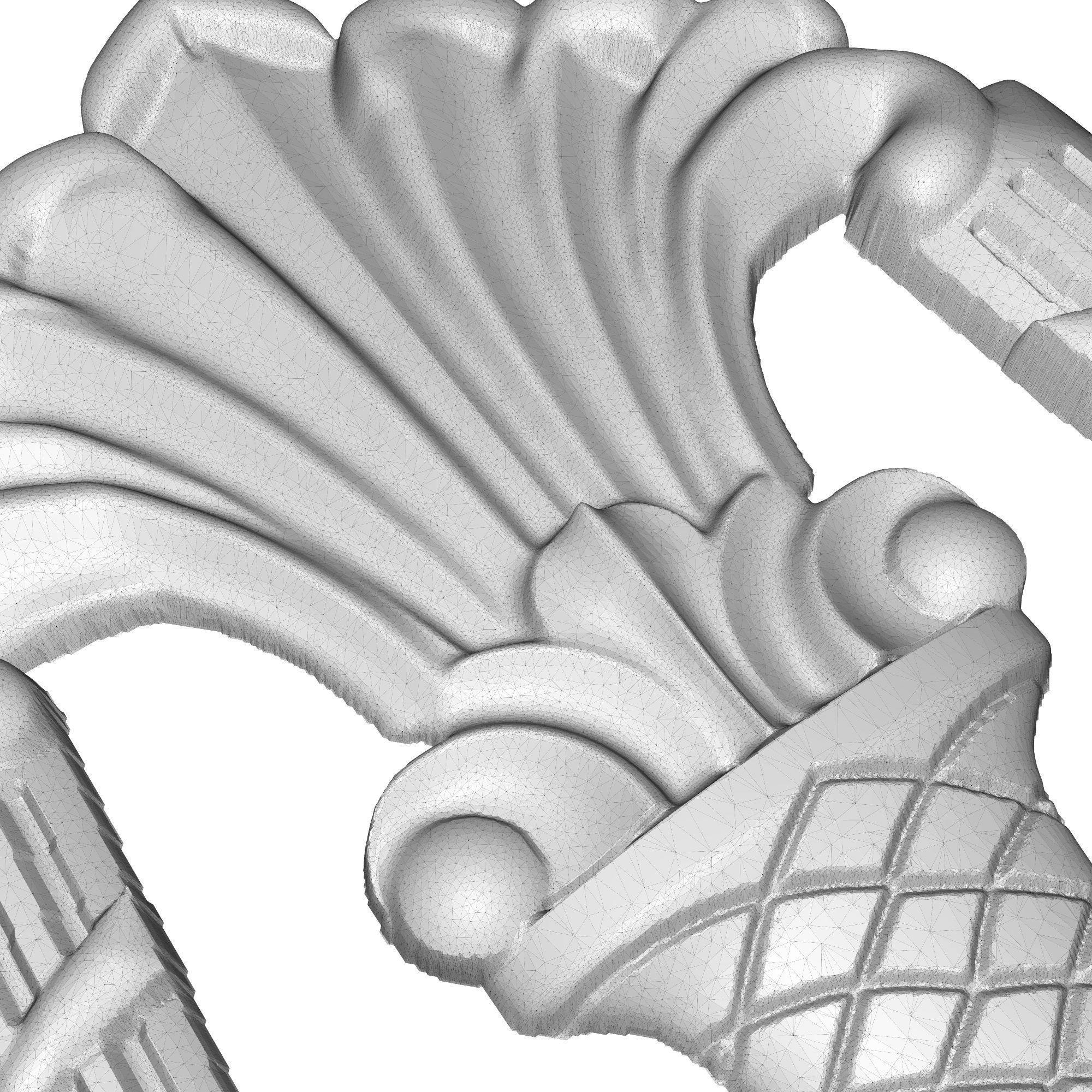 decorative pattern ready for 3D printing 3D model_8