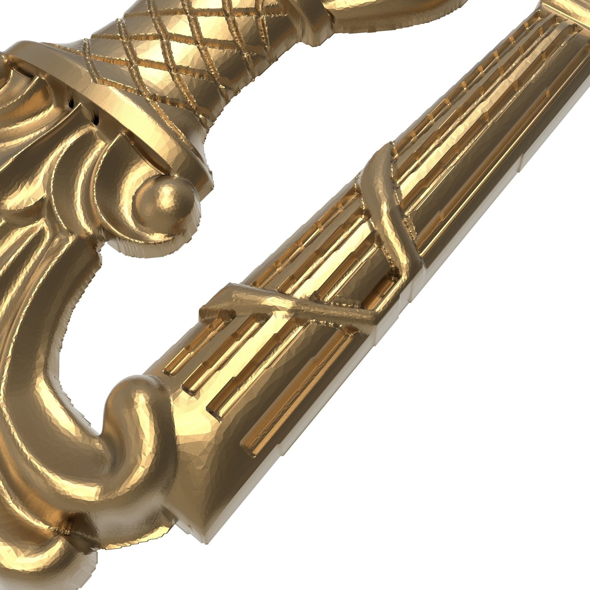 decorative pattern ready for 3D printing 3D model_5