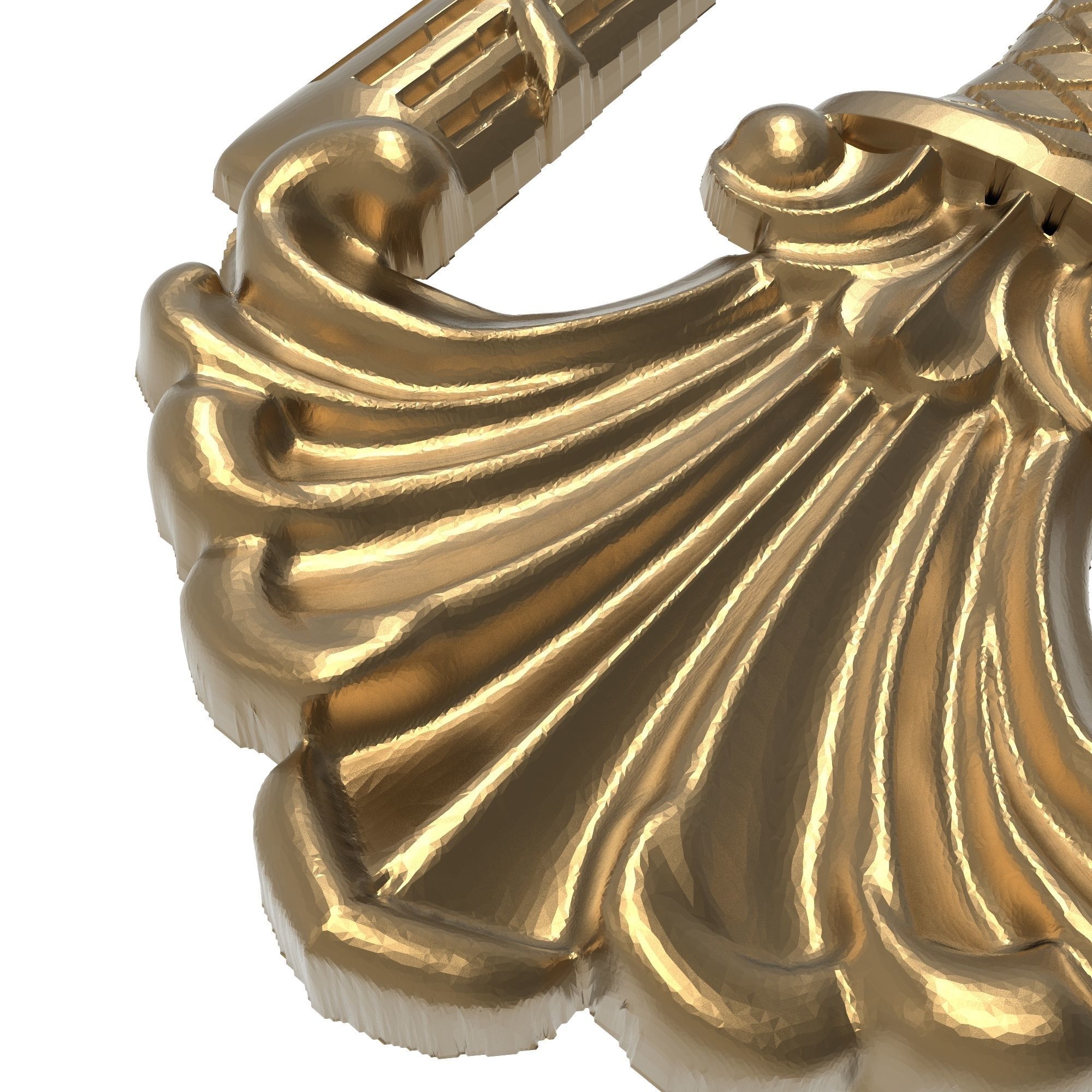 decorative pattern ready for 3D printing 3D model_4