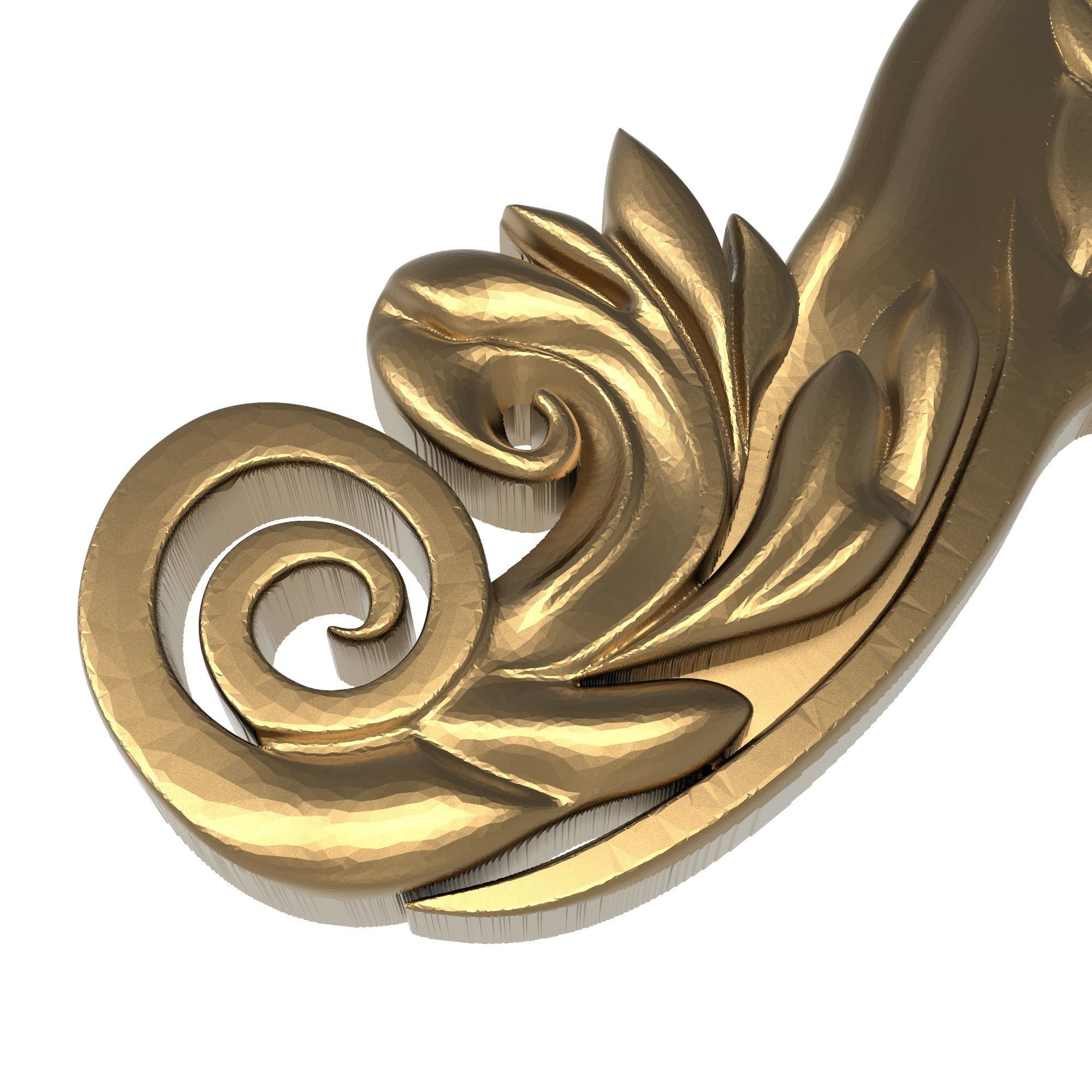 decorative pattern ready for 3D printing 3D model_4