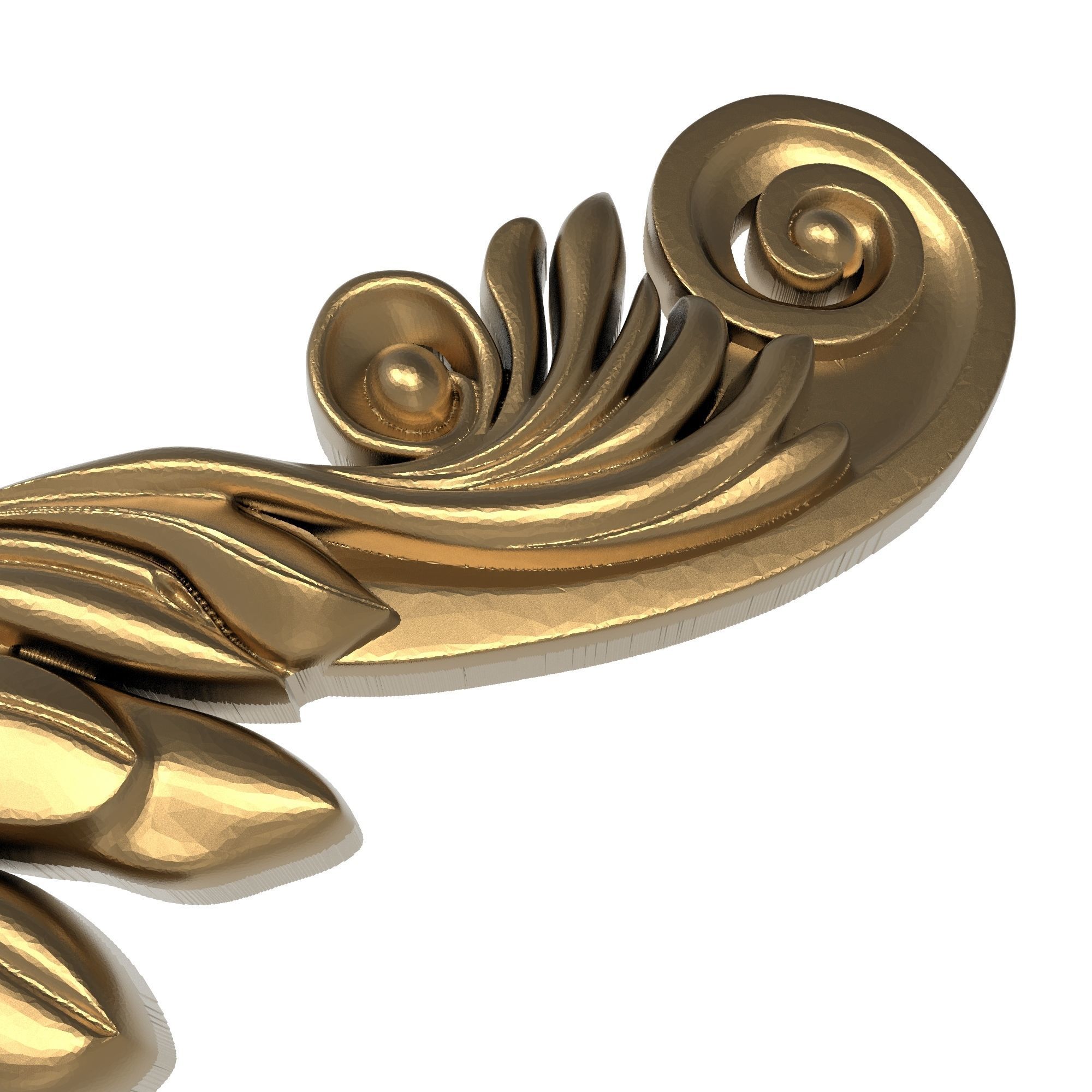 decorative pattern ready for 3D printing 3D model_2