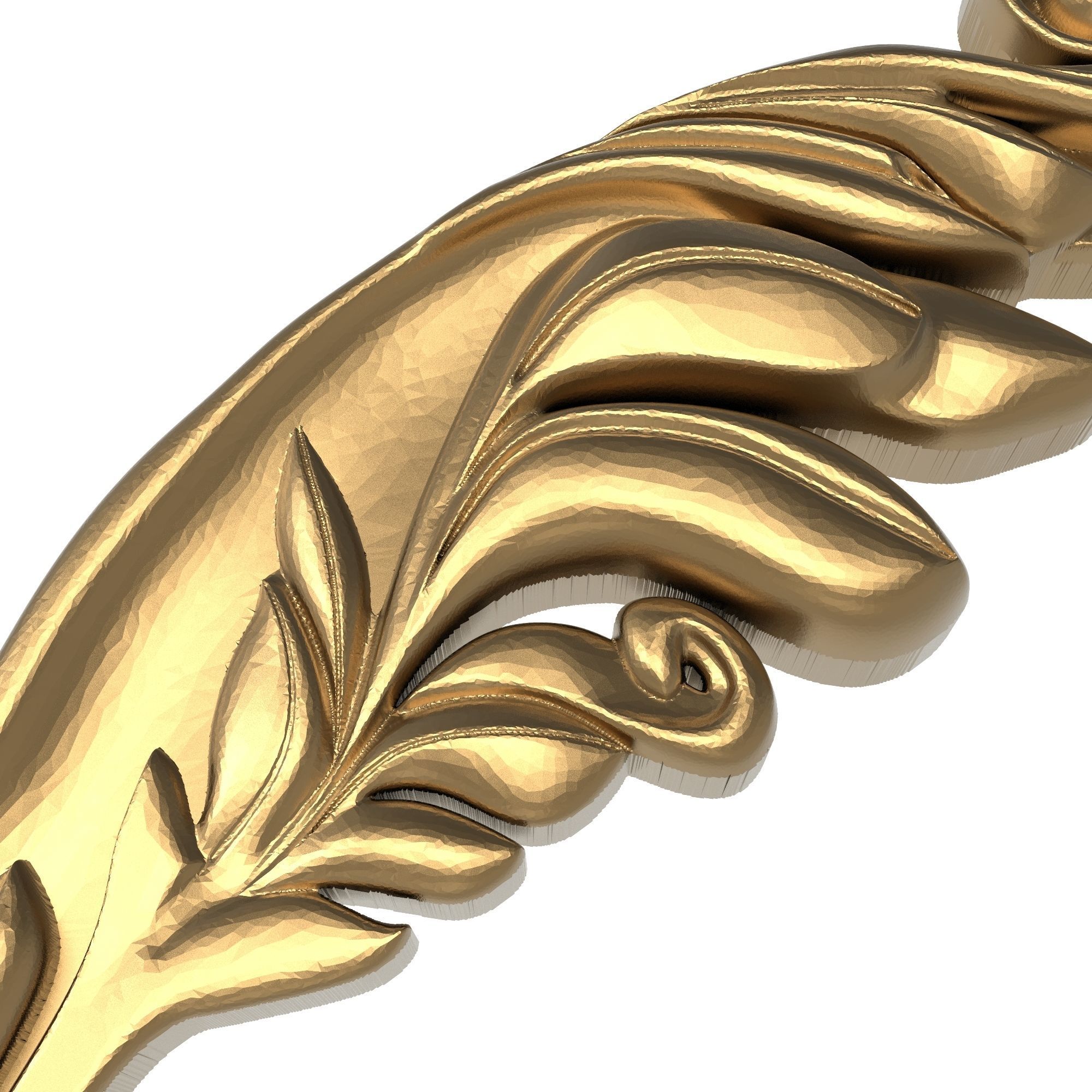 decorative pattern ready for 3D printing 3D model_3