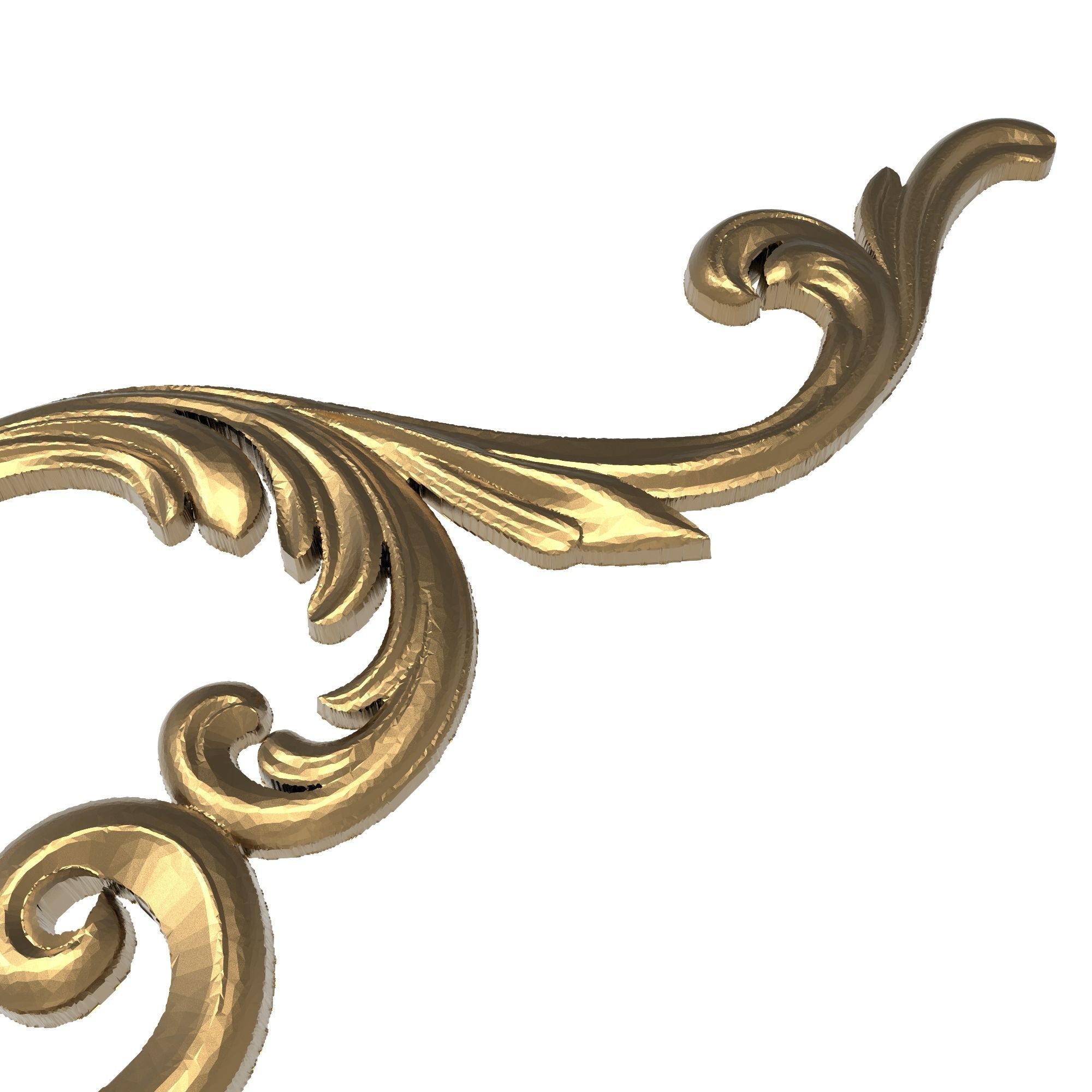 decorative pattern ready for 3D printing 3D model_4