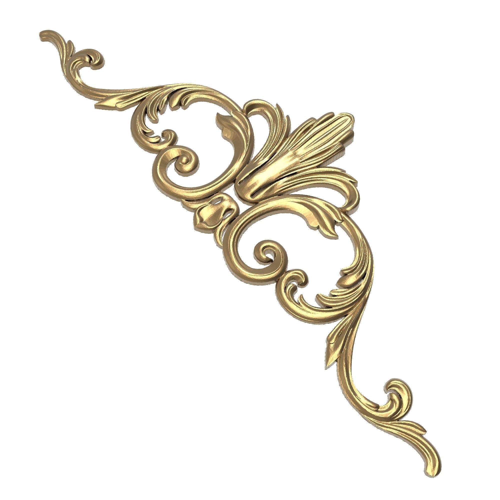 decorative pattern ready for 3D printing 3D model_8