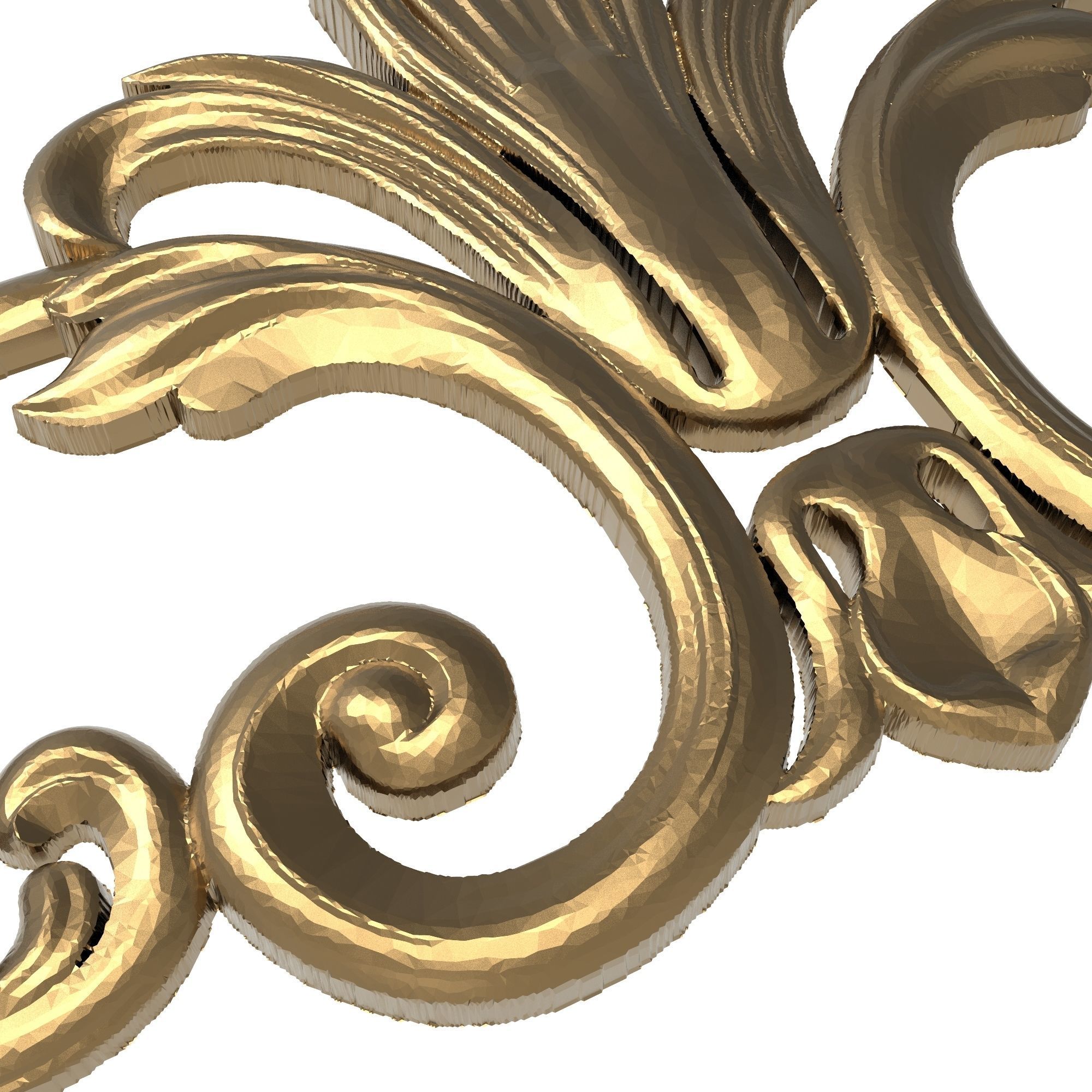 decorative pattern ready for 3D printing 3D model_3