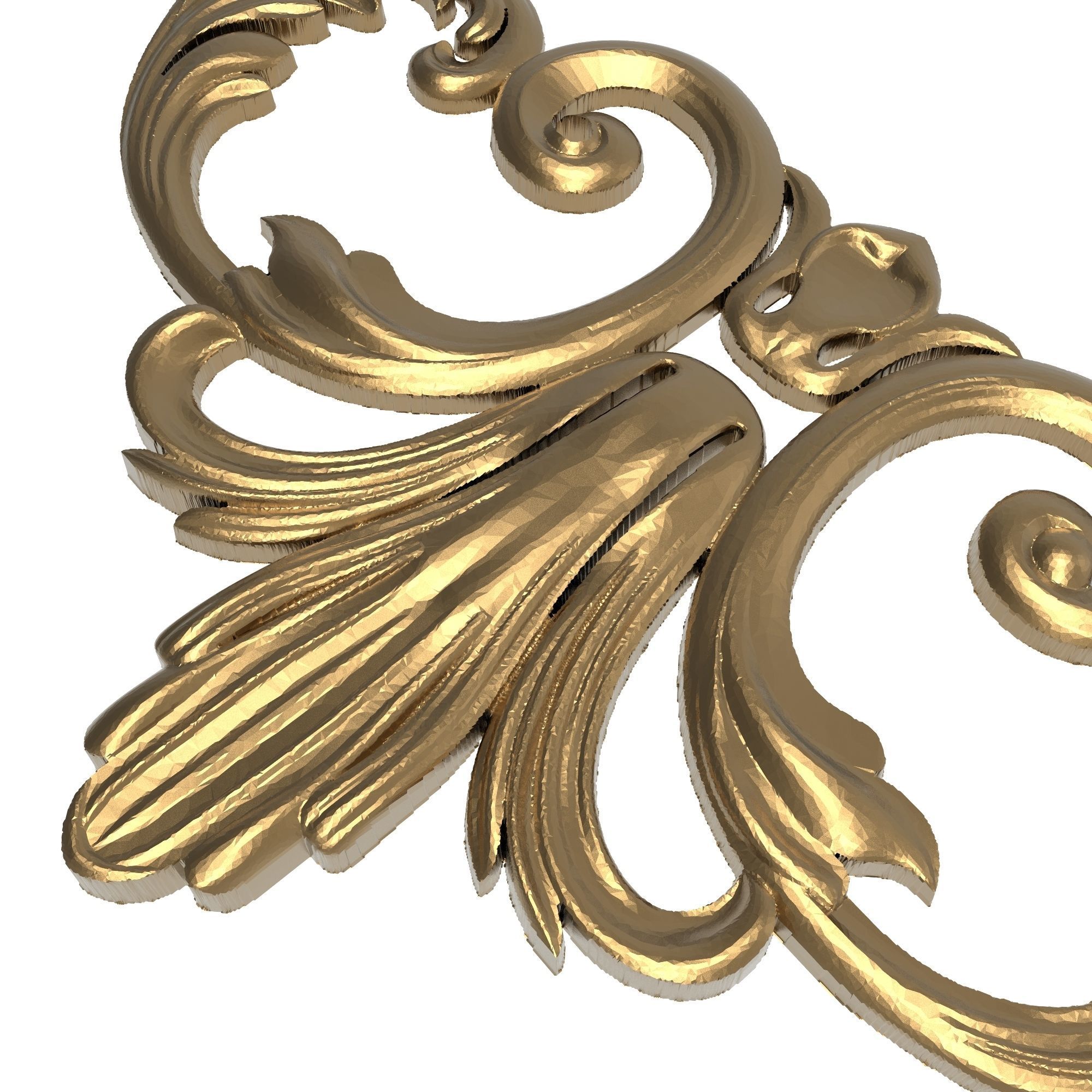 decorative pattern ready for 3D printing 3D model_5