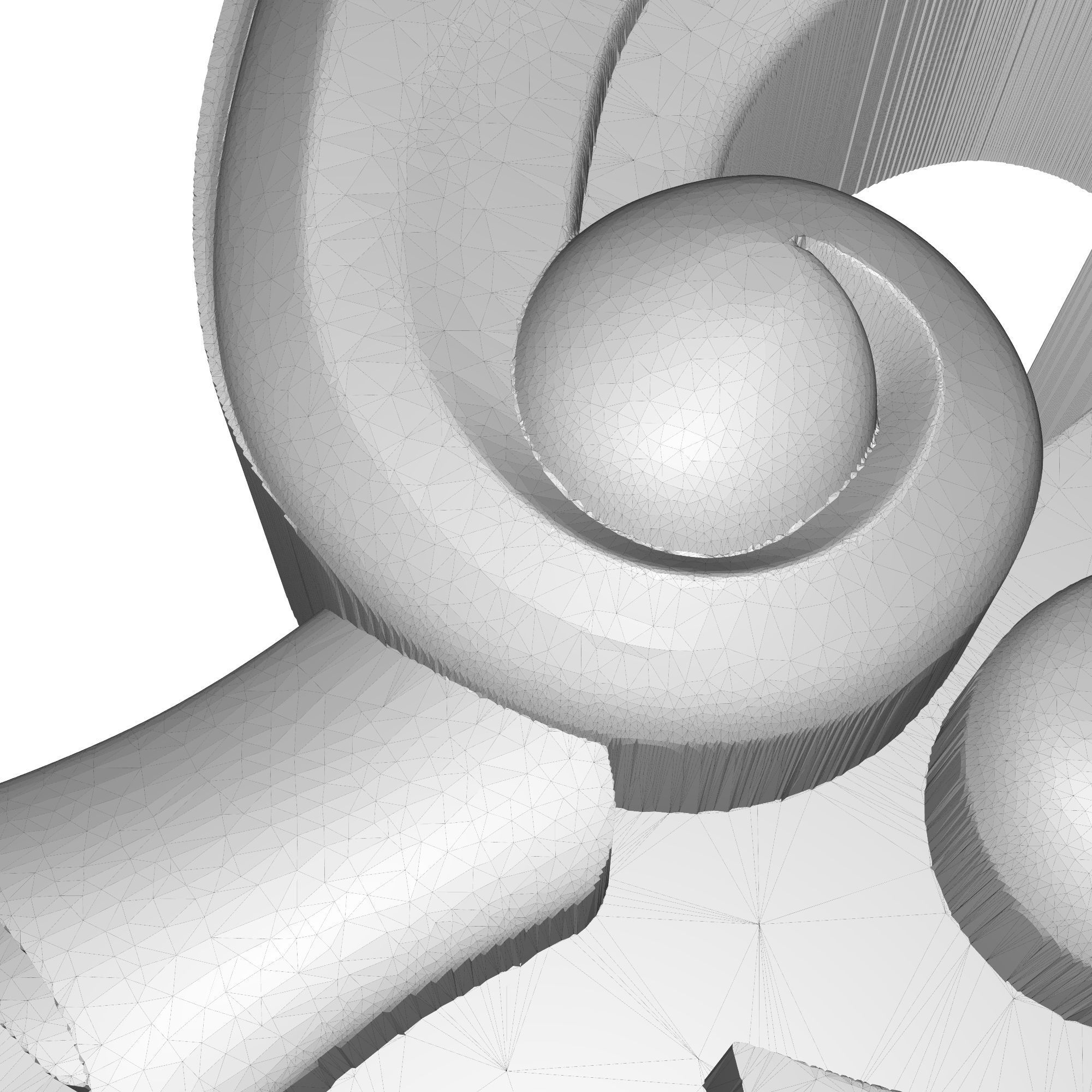 decorative pattern ready for 3D printing 3D model_9