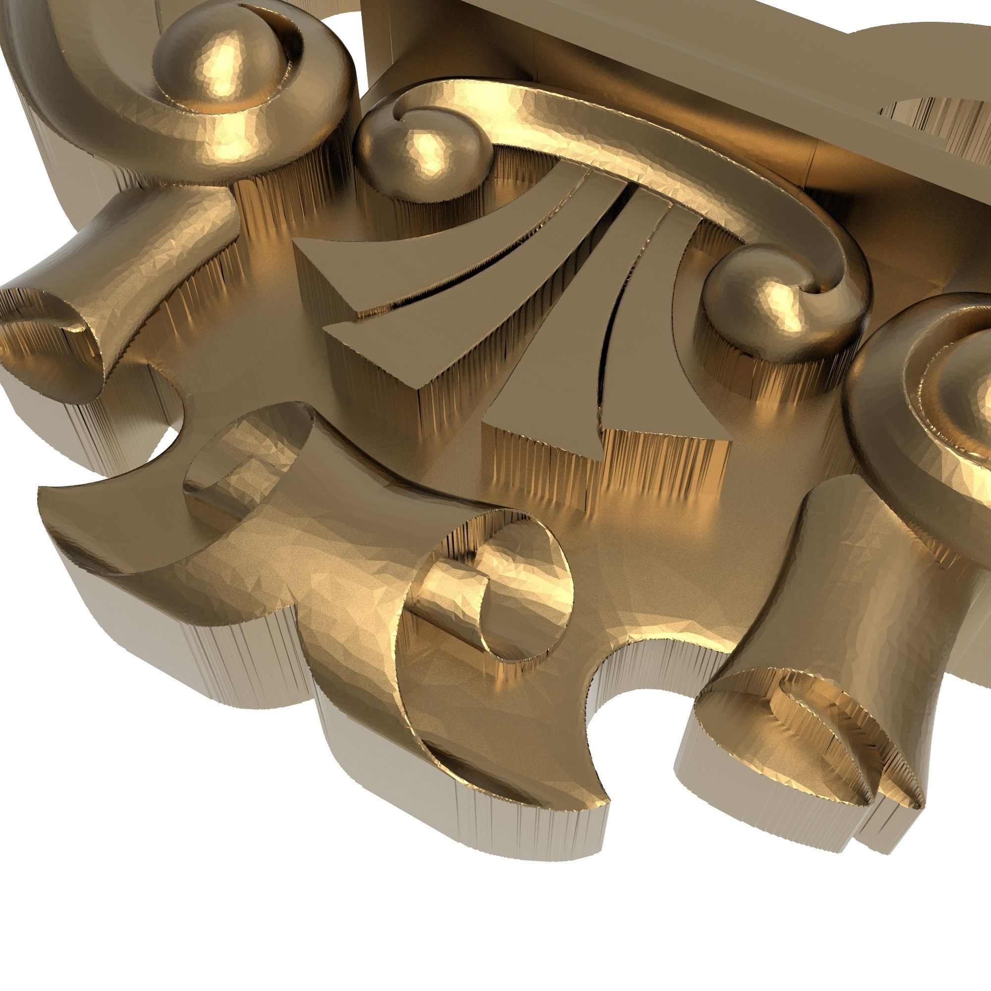 decorative pattern ready for 3D printing 3D model_7