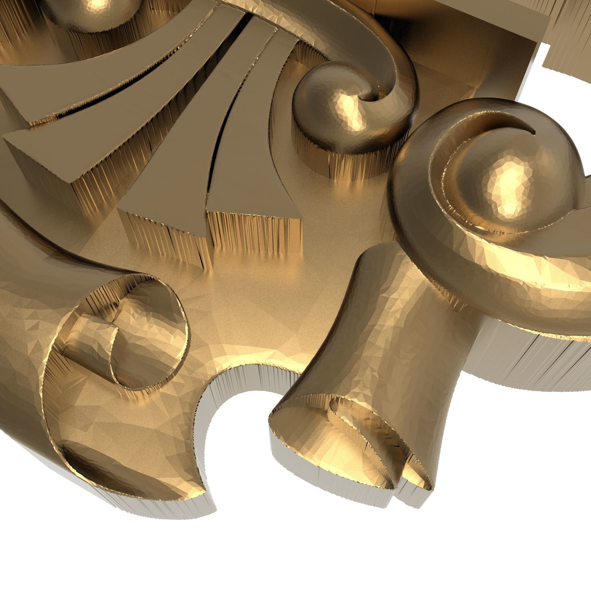 decorative pattern ready for 3D printing 3D model_4