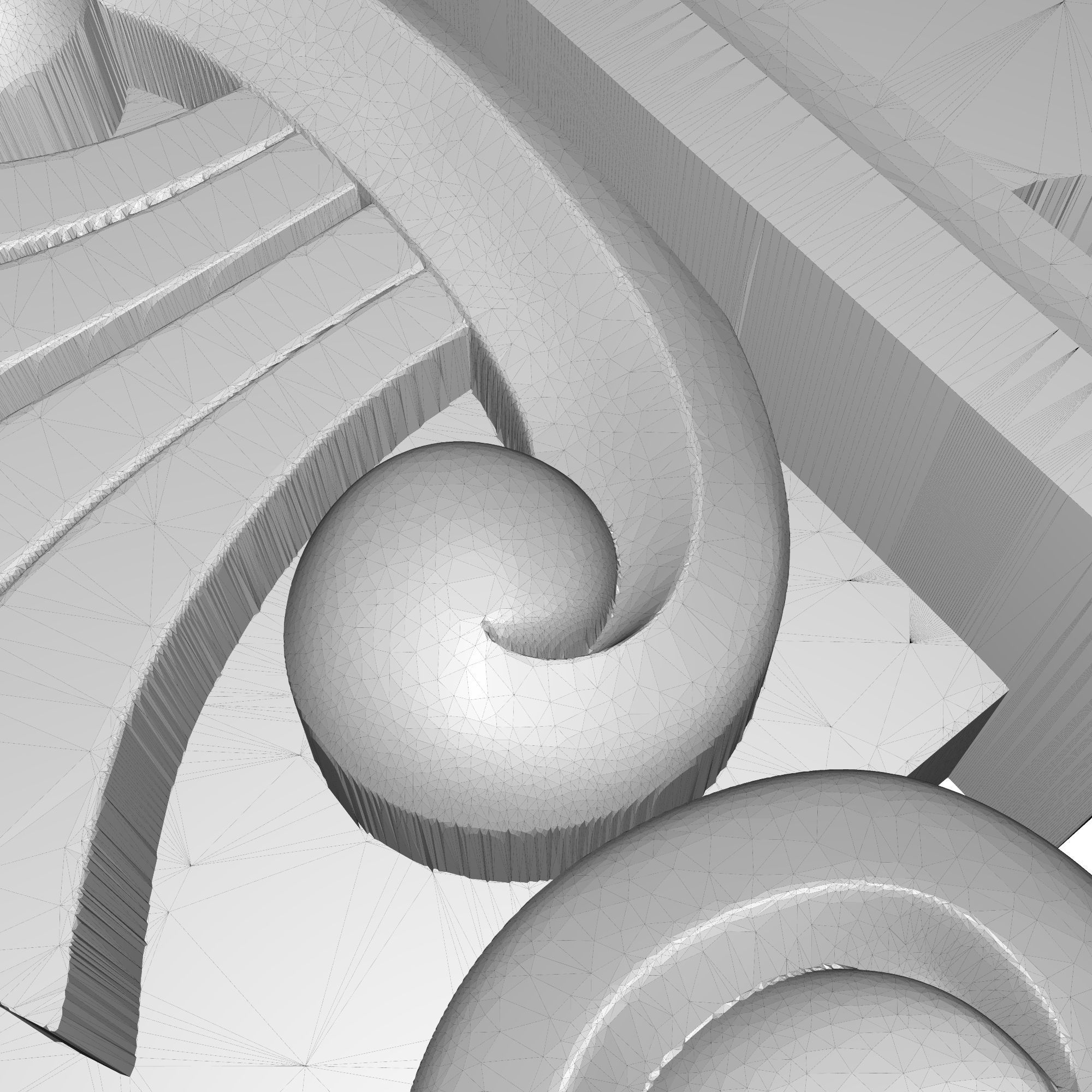 decorative pattern ready for 3D printing 3D model_8