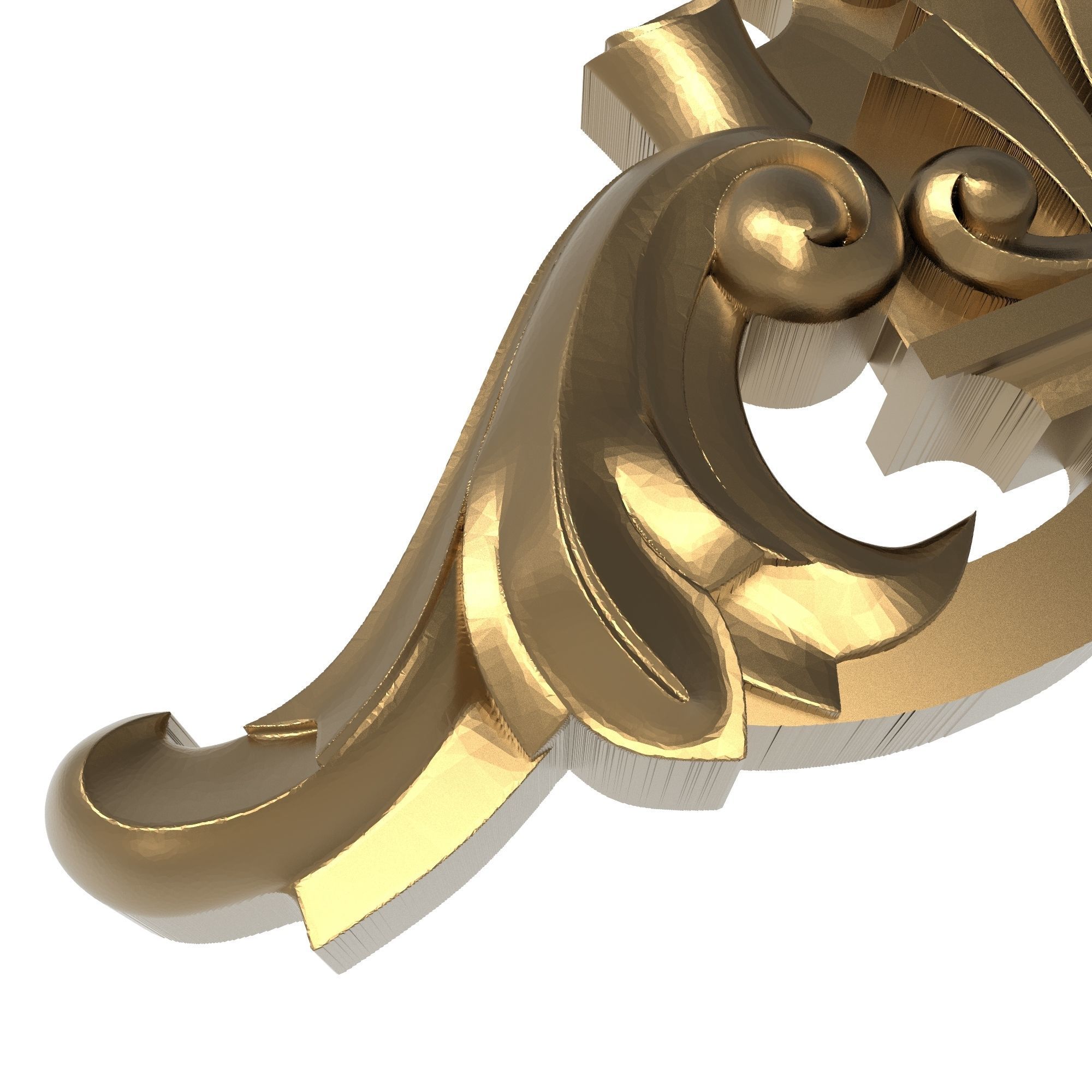 decorative pattern ready for 3D printing 3D model_3