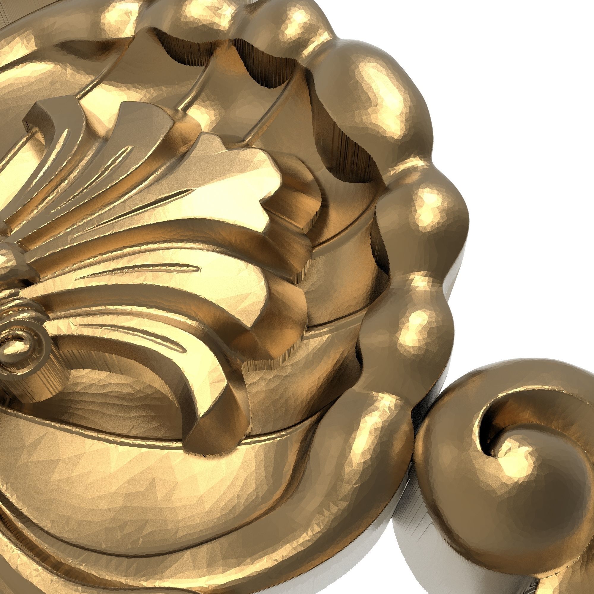 decorative pattern ready for 3D printing 3D model_4