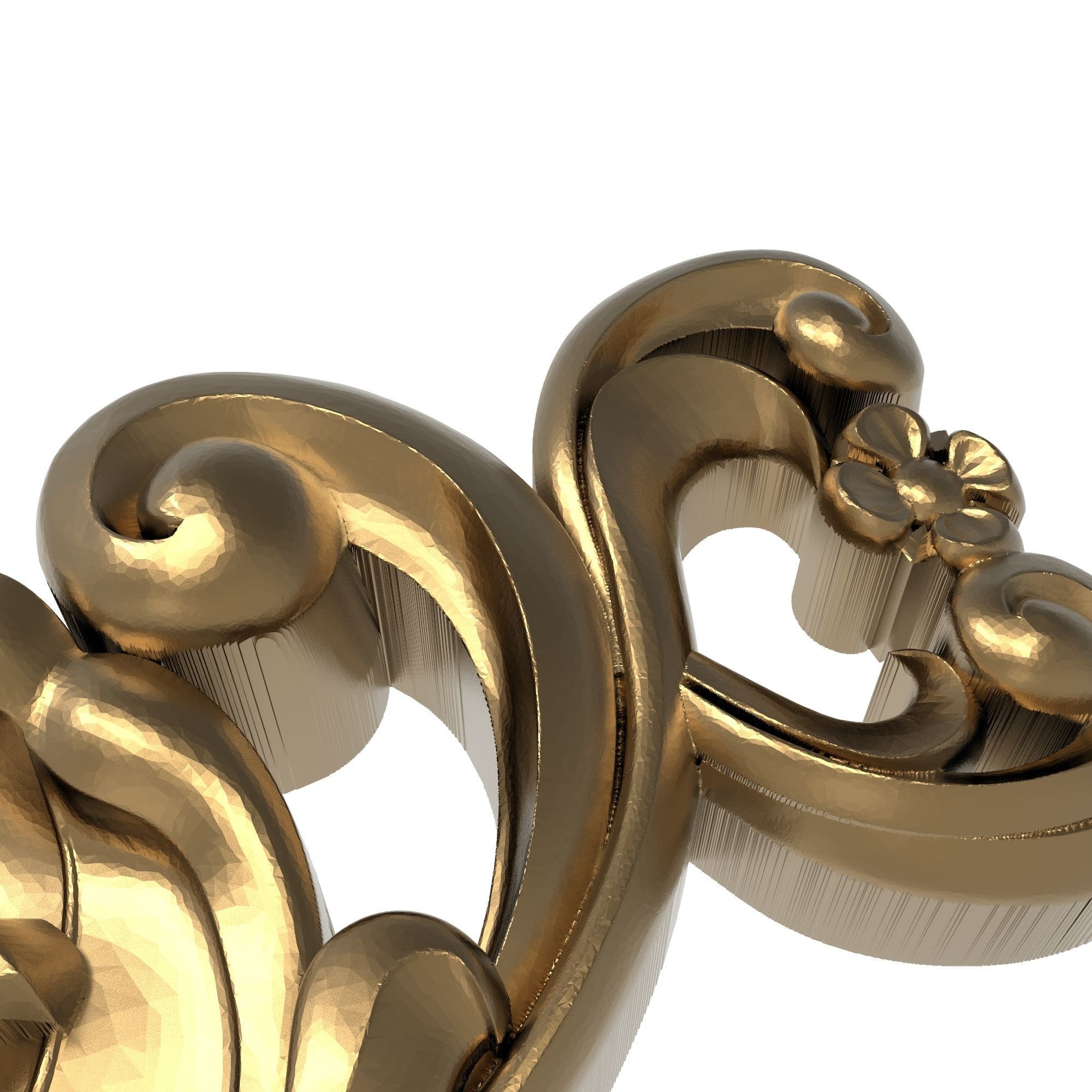 decorative pattern ready for 3D printing 3D model_3