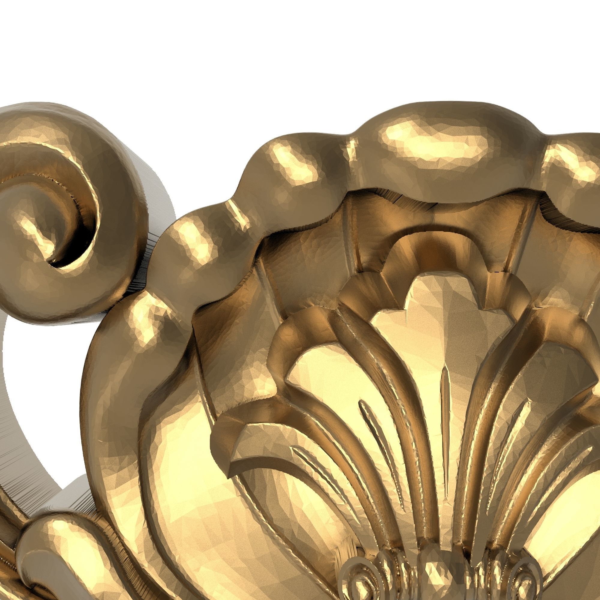 decorative pattern ready for 3D printing 3D model_1