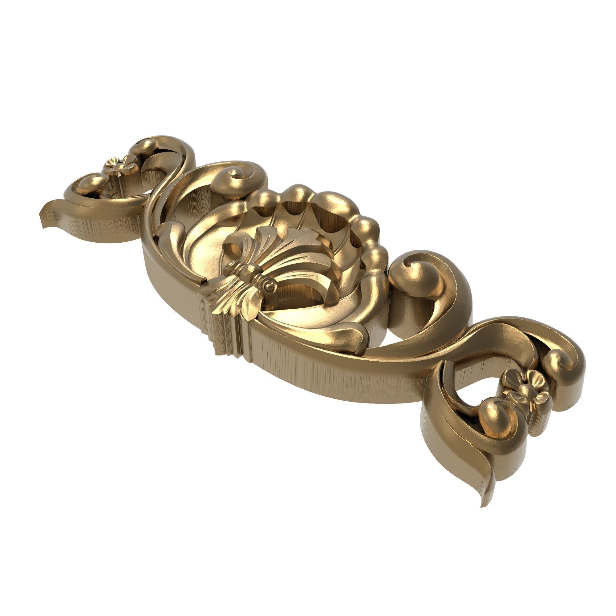 decorative pattern ready for 3D printing 3D model_6