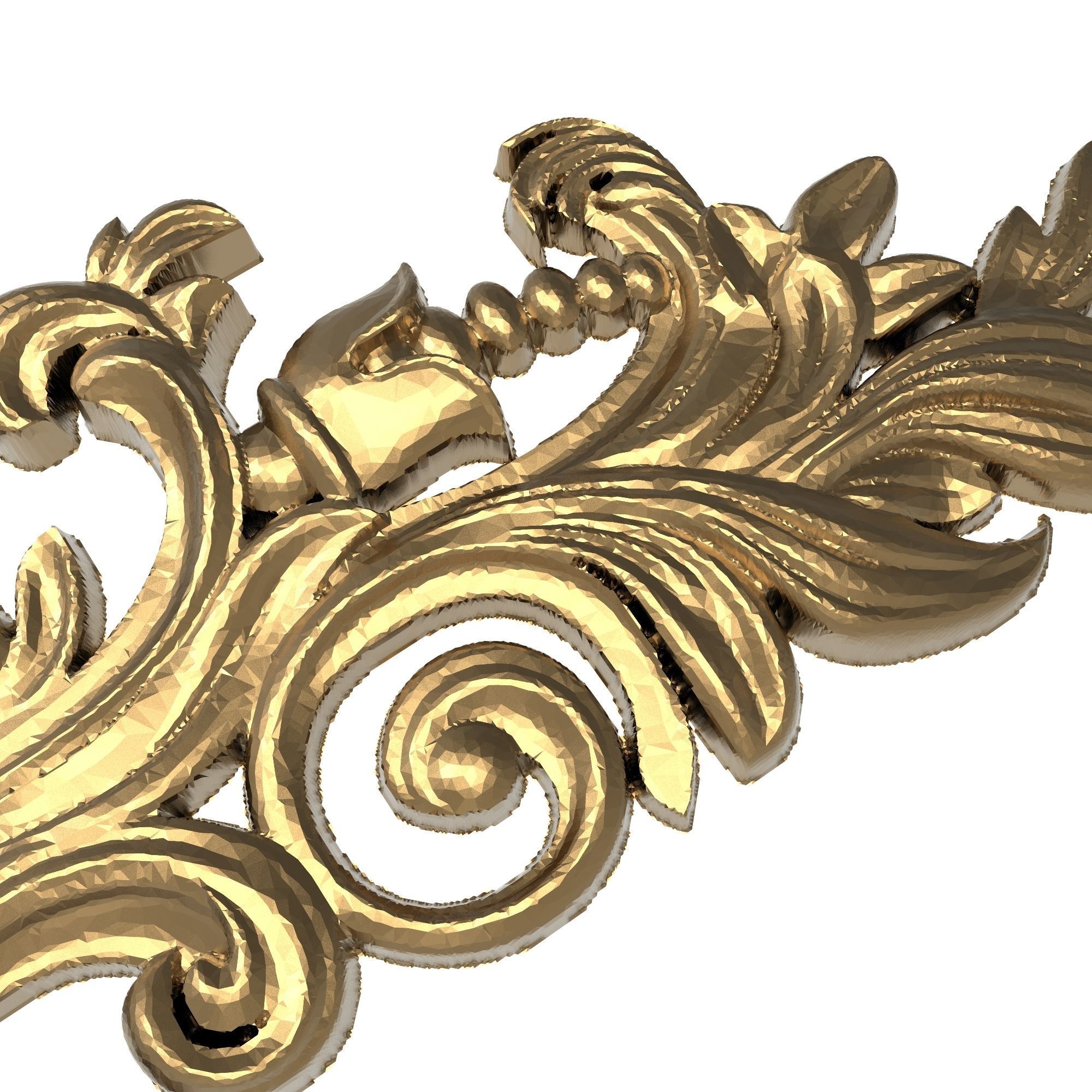 decorative pattern ready for 3D printing 3D model_4